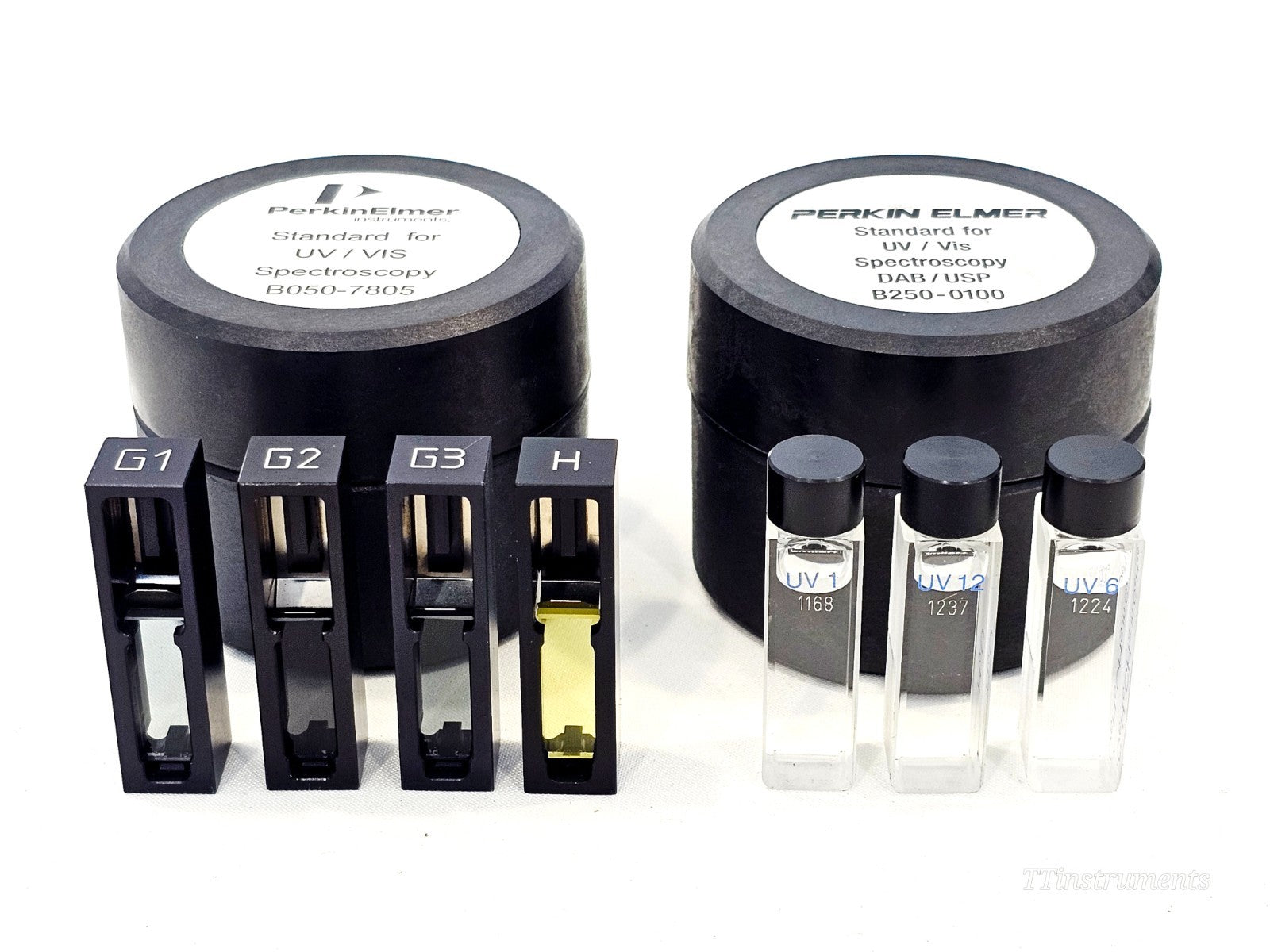 PerkinElmer B050-7805 spectrophotometer detail view ports and connectors used condition