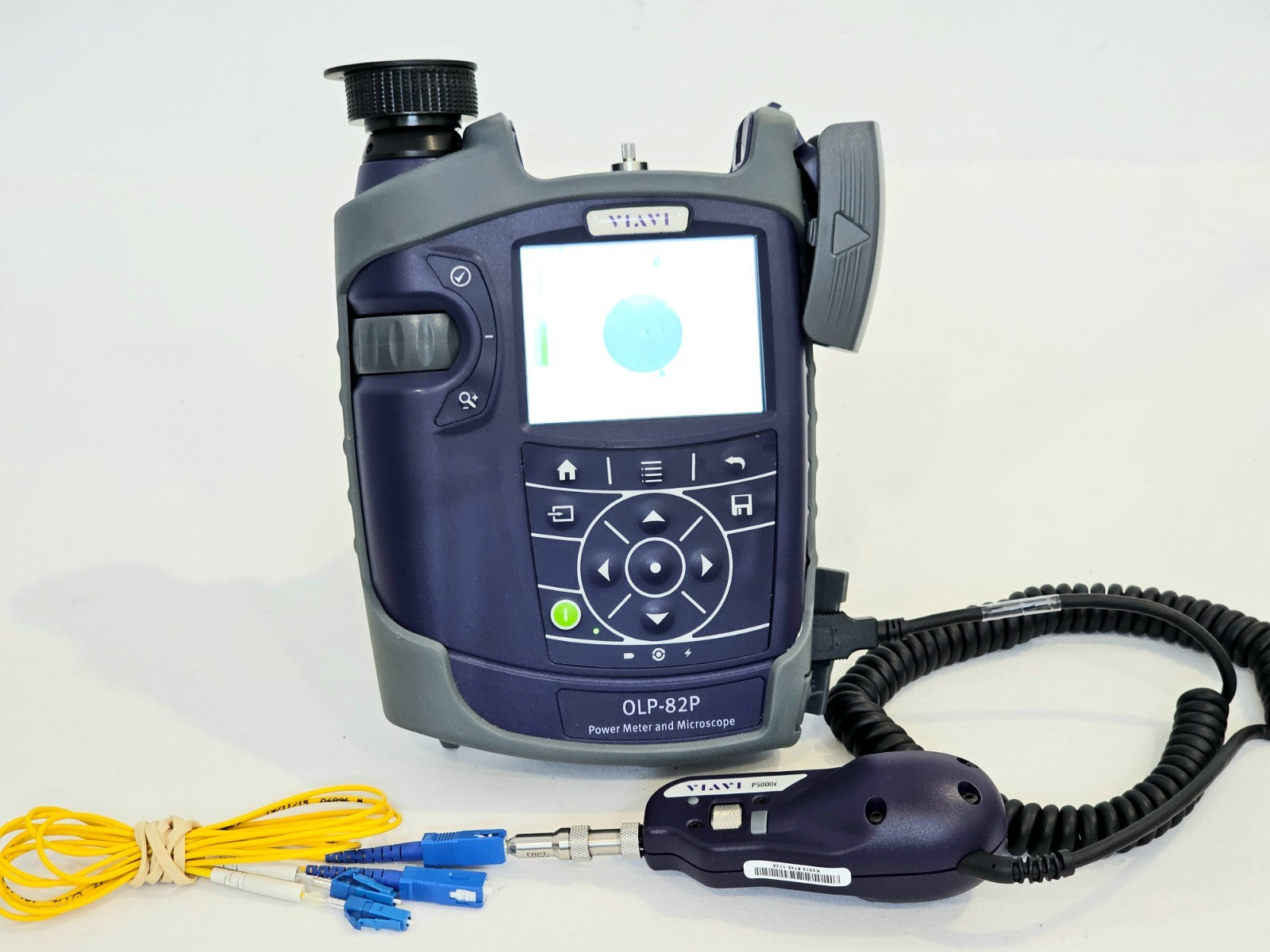 VIAVI OLP-82P Fiber Power Meter Microscope + QUAD OLS-36 + P5000i Scope & Tips11