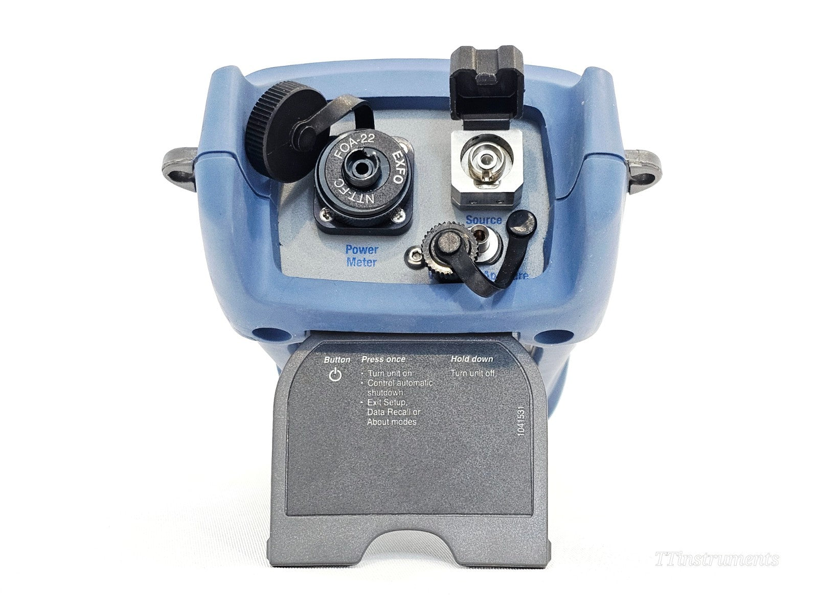 EXFO FOT-600 fibre optic test unit top view