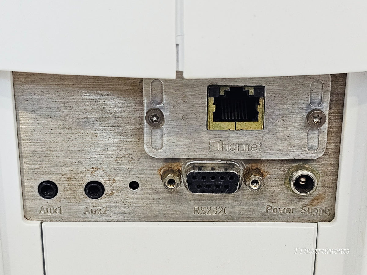 Mettler Toledo used lab balance rear ports and connections detail