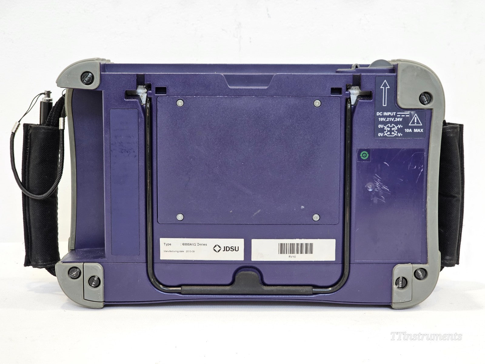 Viavi JDSU MTS 6000A V2 rear panel connectors and ports