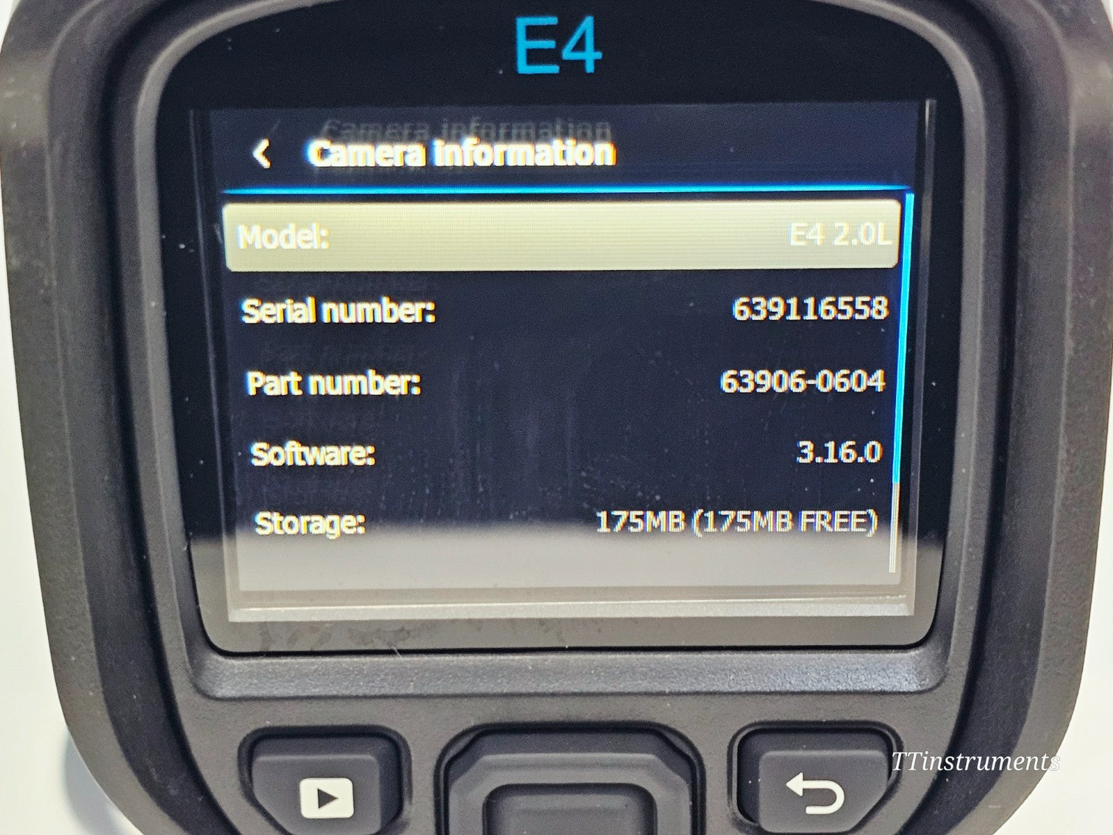 FLIR E4 2.0L  FLIR-E6390 Thermal Imaging Camera 80x60 MSX 63906-0604.11