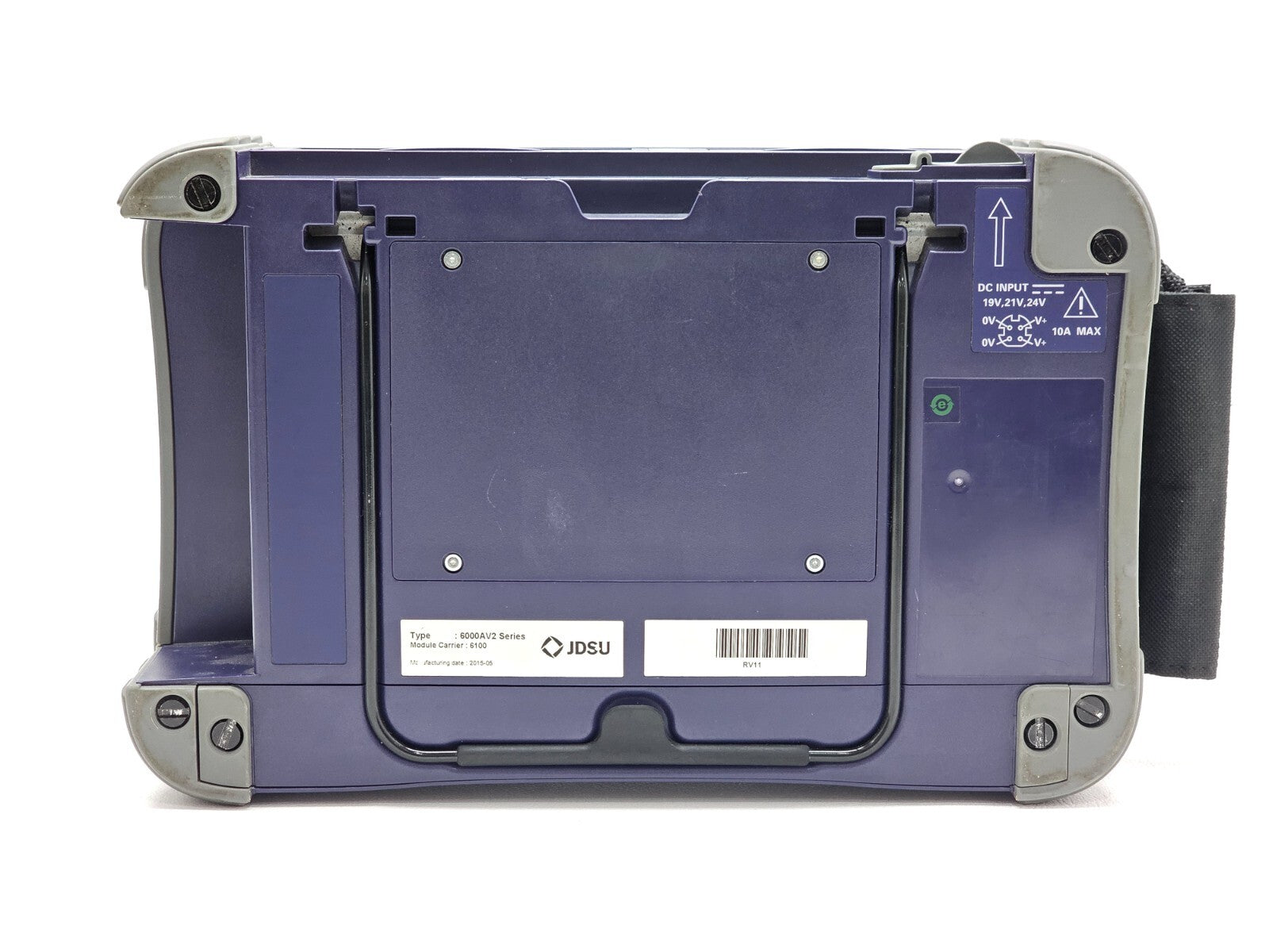 Viavi 6000V2 OSA-110M optical spectrum analyser display screen showing spectral trace