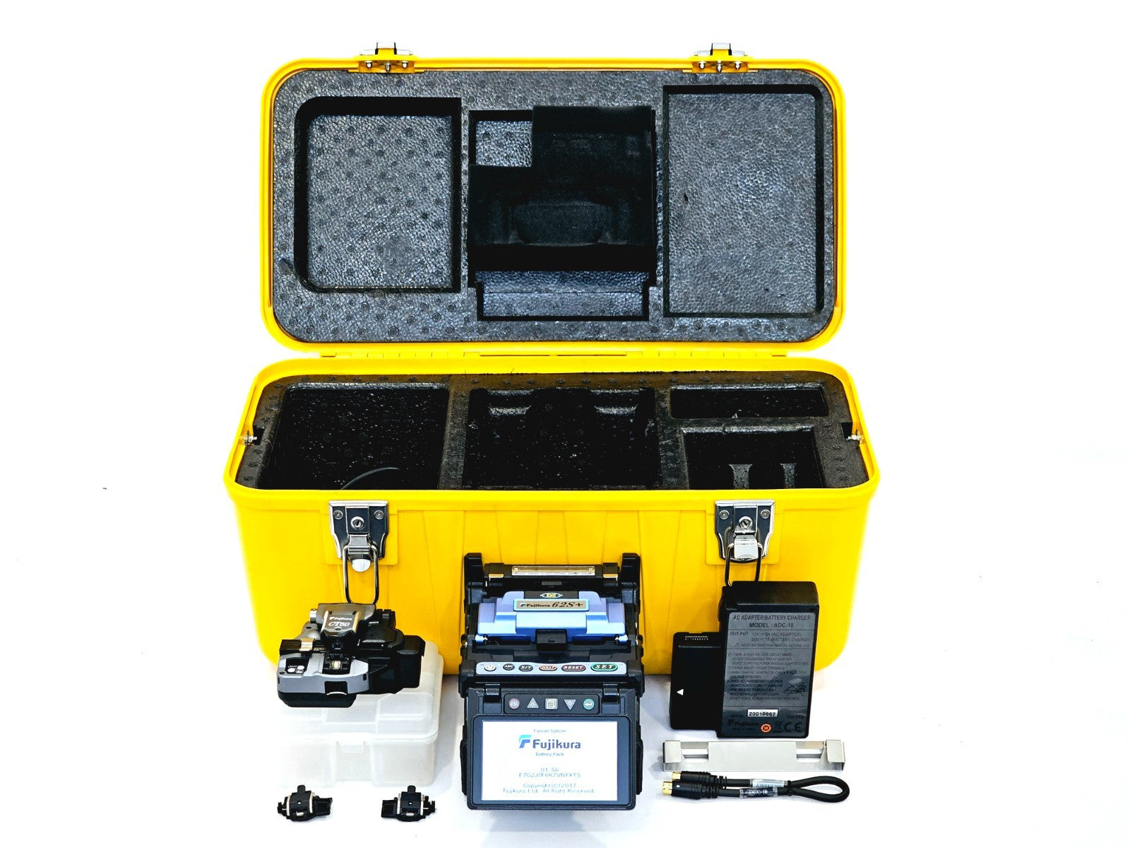 Serviced Fujikura 62S+ SM MM Core Alignment Splicer CT-50 Cleaver LOW ARC 877