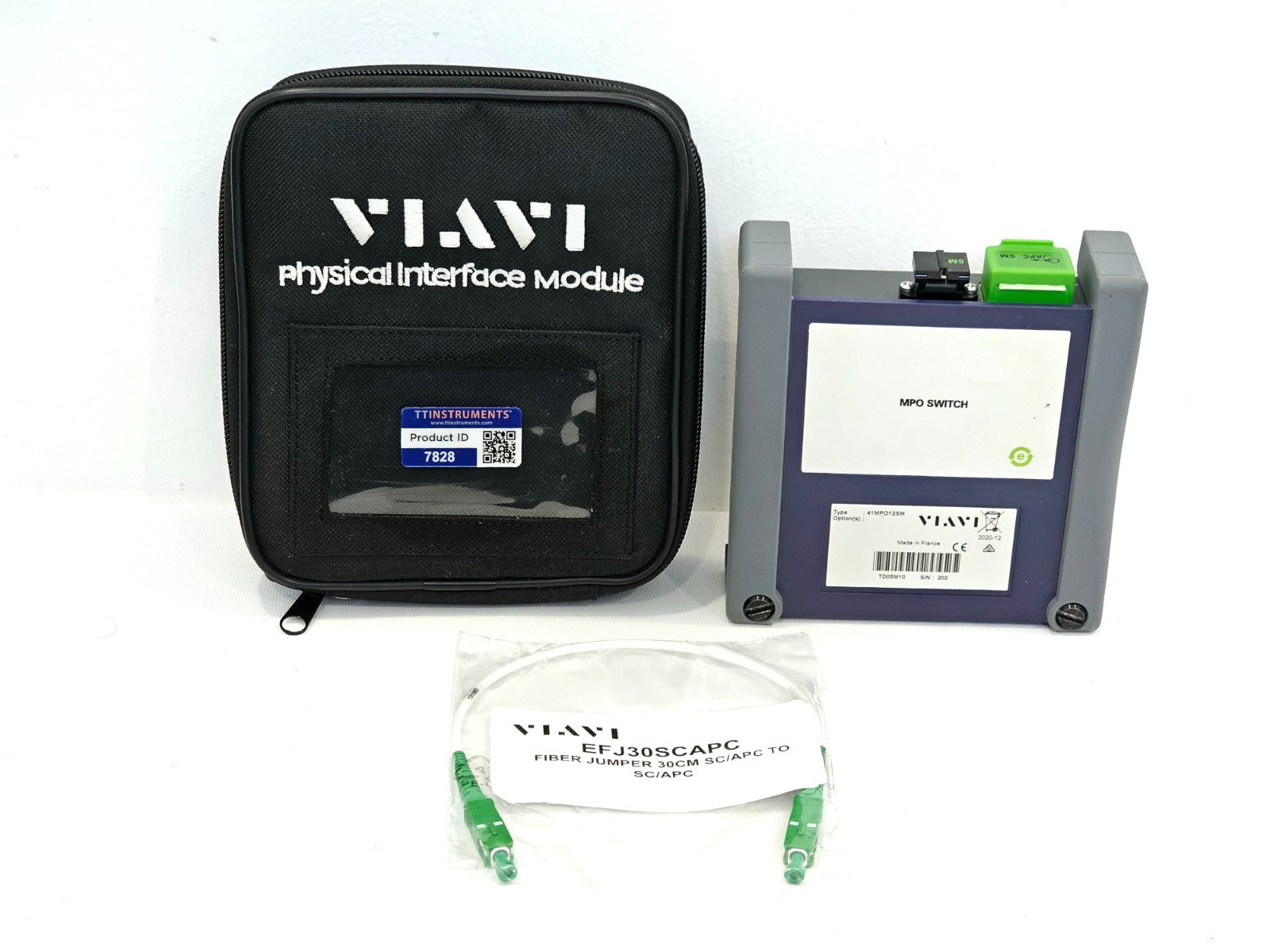 Viavi JDSU 41MPO12SM Multi-Fiber MPO Based OTDR Switch Module 1X12 APC