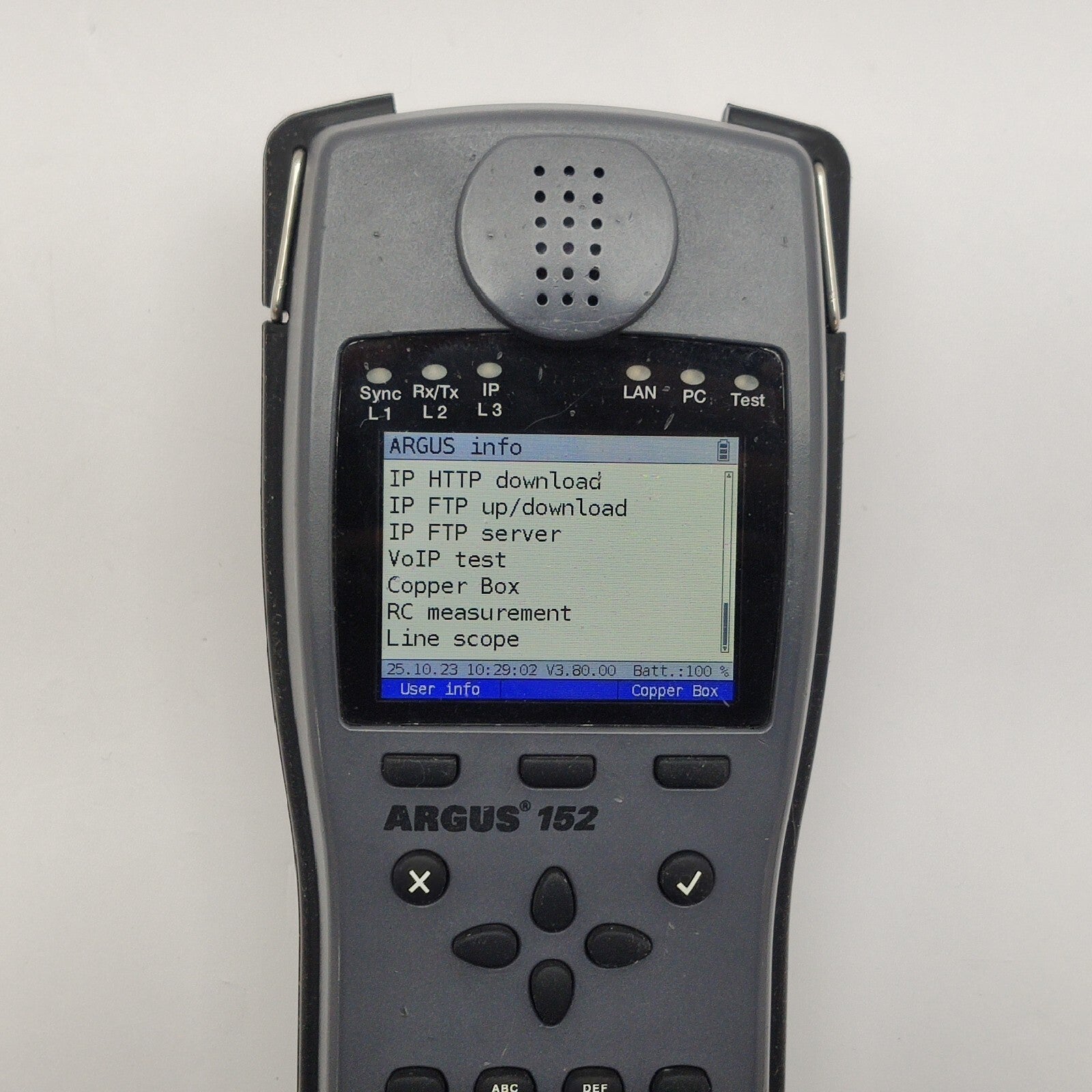 Intec Argus 152 ADSL Annex B&J VDSL ISDN POTS Ethernet Bridge Tester w/ Options
