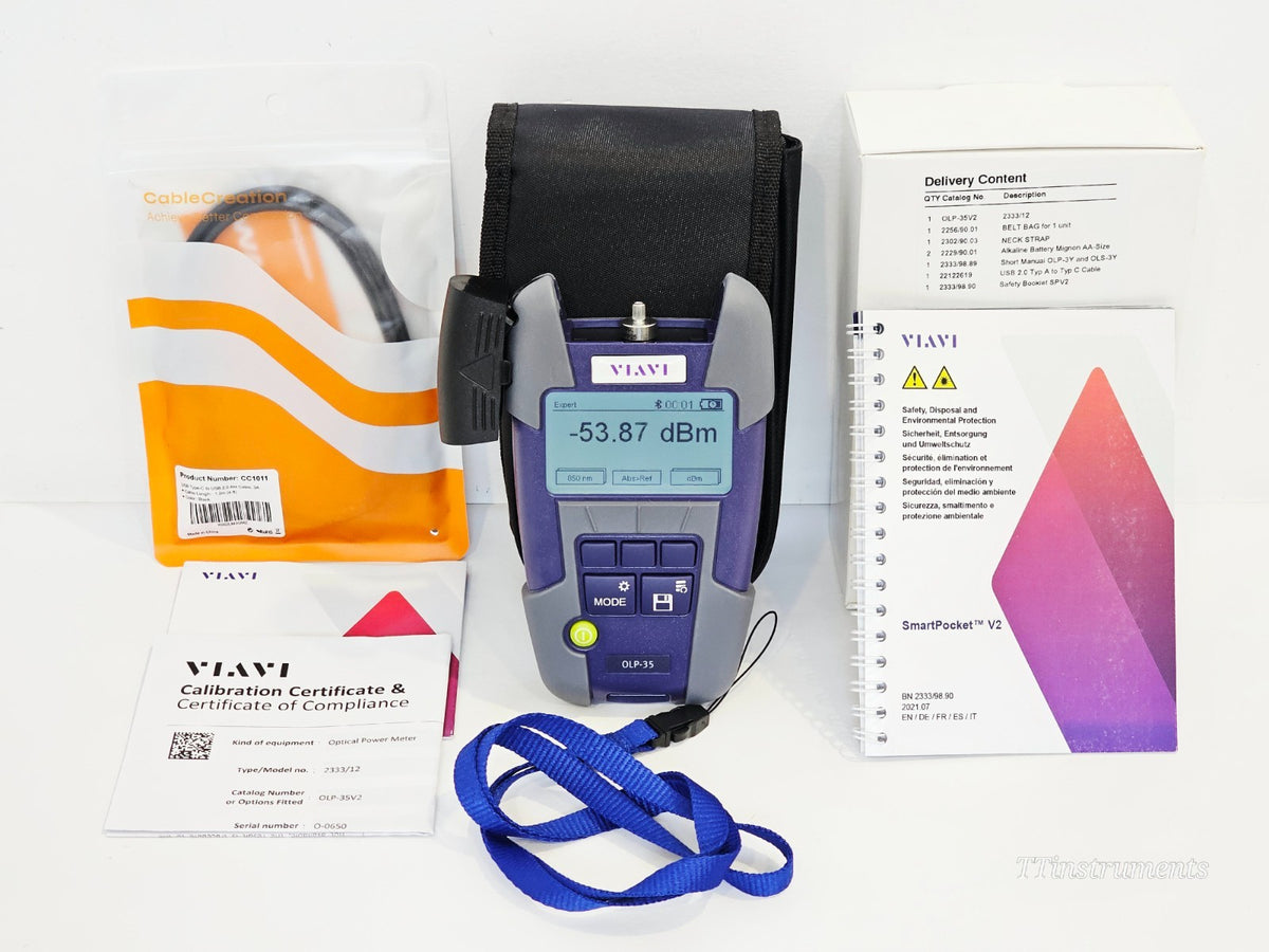 Brand NEW VIAVI OLP-35 V2 850/980/1310/1490/1550/ 1557/1625/1650nm -65...+10 dBm0