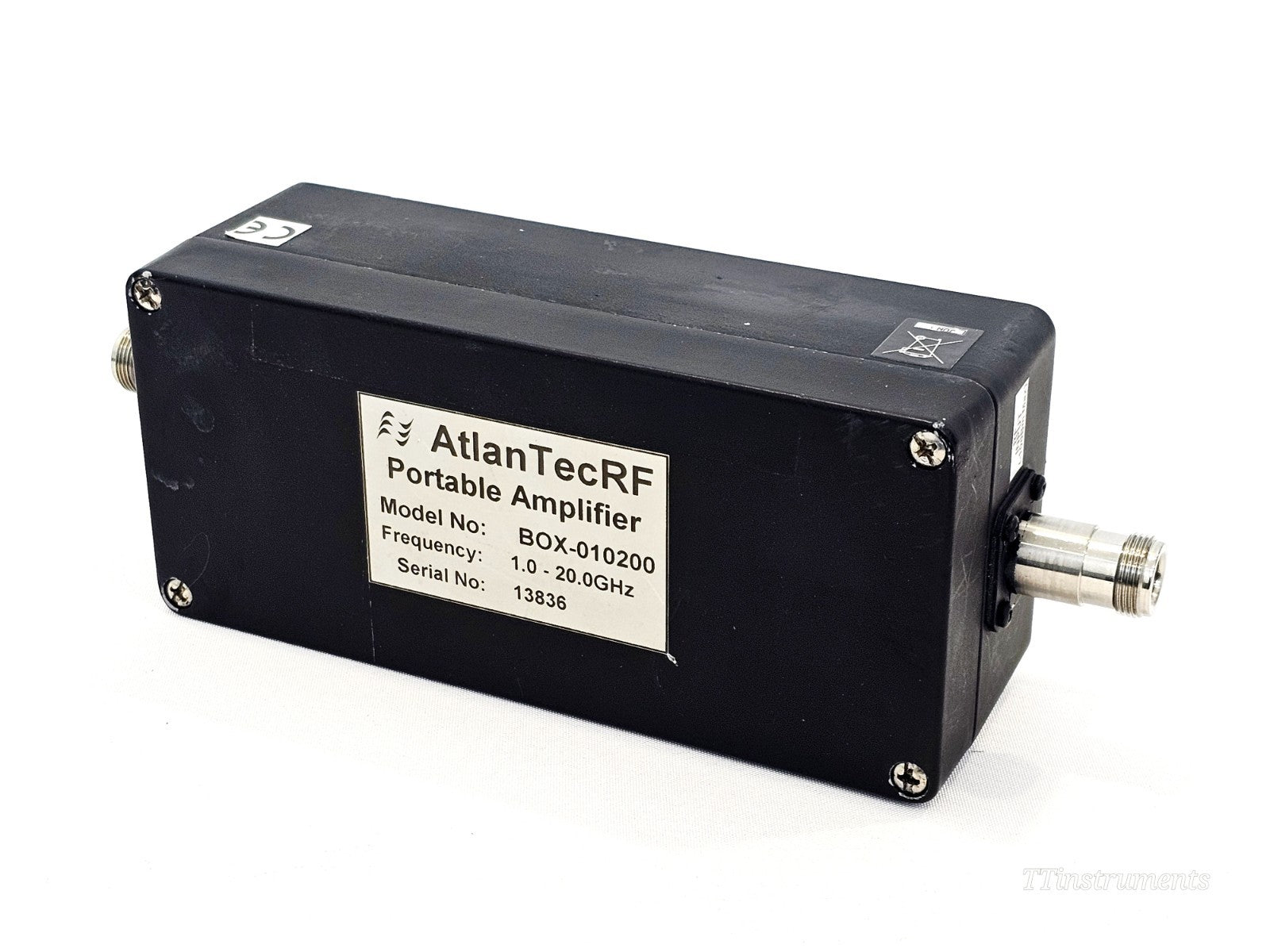 AtlanTecRF BOX-010200 Battery Powered Portable Amplifier 1.0 - 20.0GHz