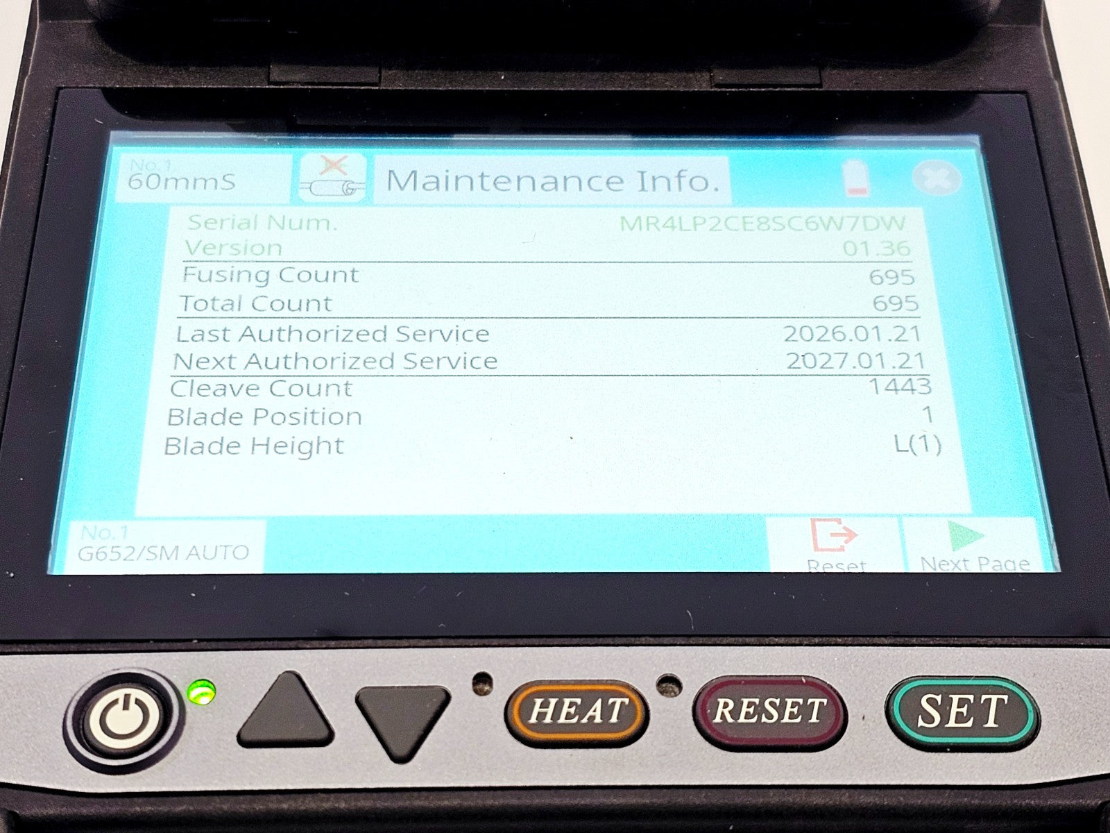 Serviced Fujikura 31S+ Active Cladding Fusion Splicer + CT16 Cleaver ARC 695