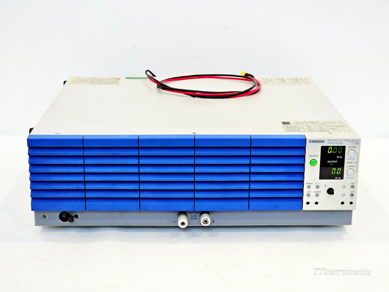 Kikusui PWR1600L used DC power supply 1600W programmable bench power supply front view