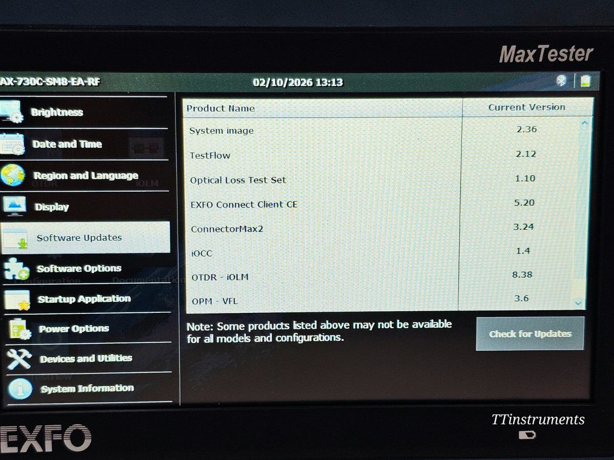 EXFO MAX-730C-SM8 MaxTester PON/Metro OTDR 1310/1550/1650nm iOLM SM8 Live Testin10