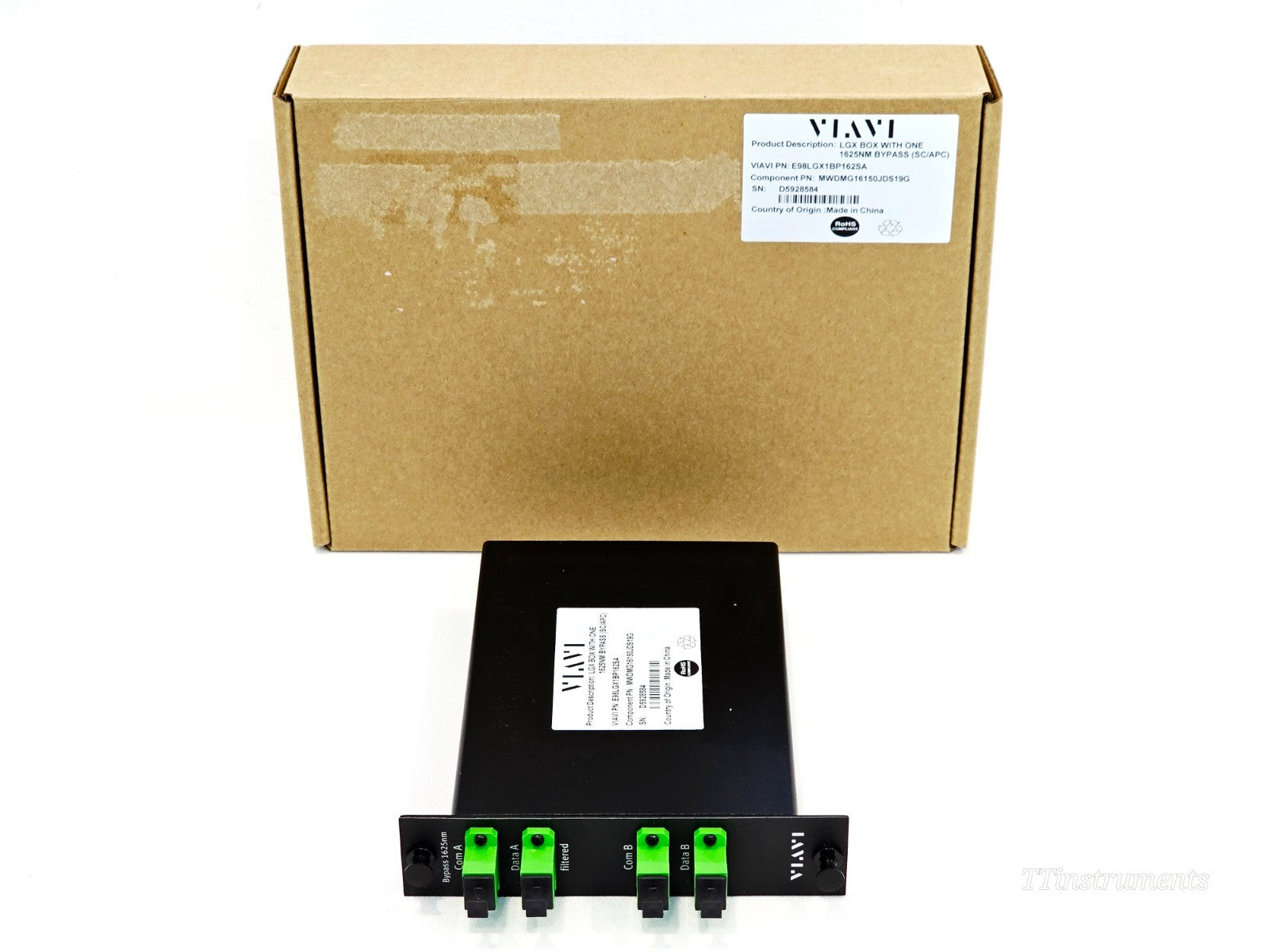 VIAVI E98LGX1BP162SA LGX BOX WITH ONE 1625 nm BYPASS (SC/APC)0
