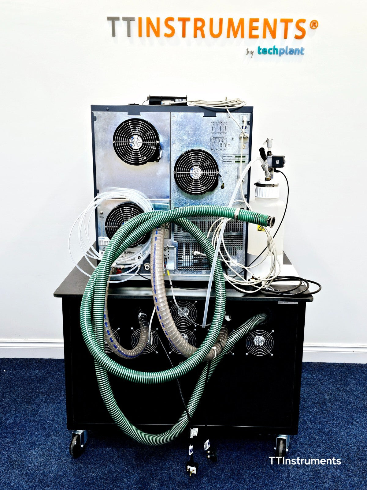 Waters Xevo TQ-S mass spectrometer left side view showing instrument casing