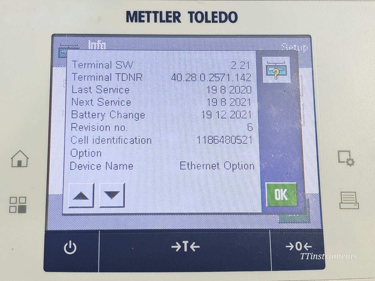 Mettler Toledo used precision lab balance overview weighing equipment detail