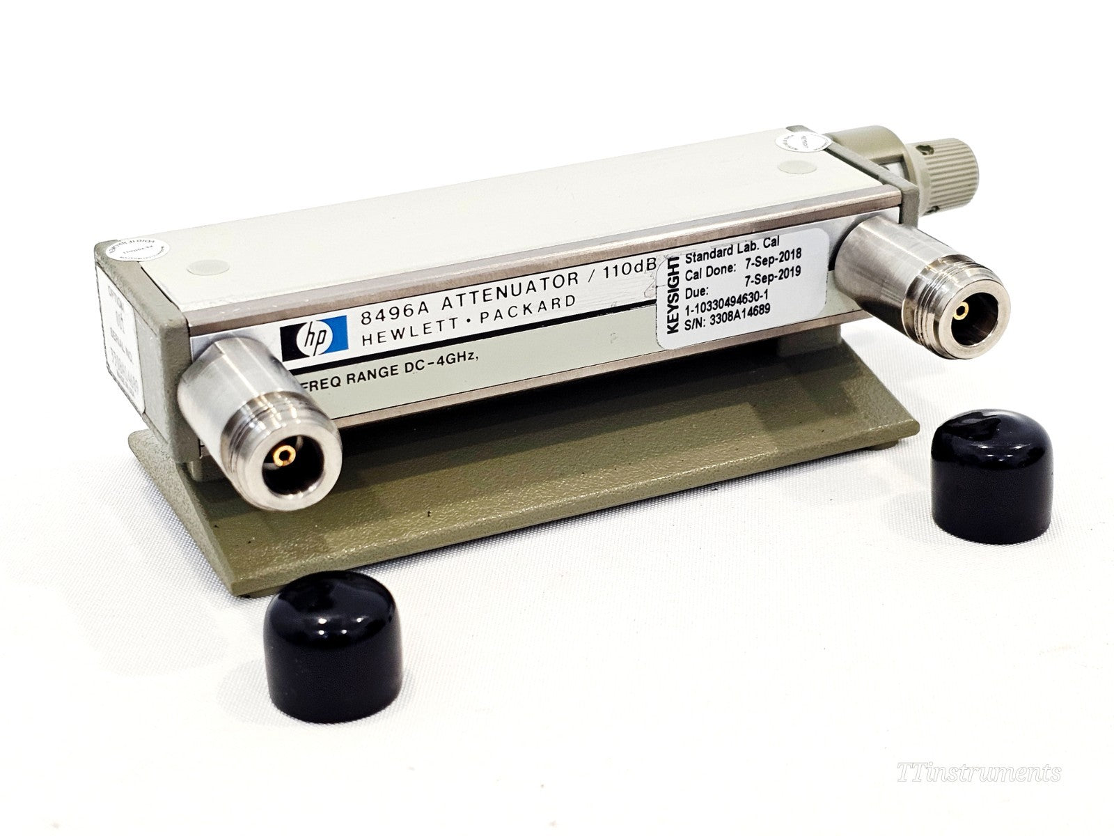 Agilent 8496A 0-110 dB Manual Step Attenuator 0-4 GHz Opt. 001