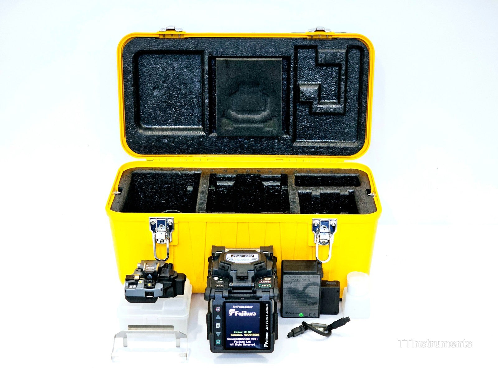 Serviced Fujikura FSM-60S Fiber Optic SM MM Splicer ARC 8854 + CT50 Cleaver