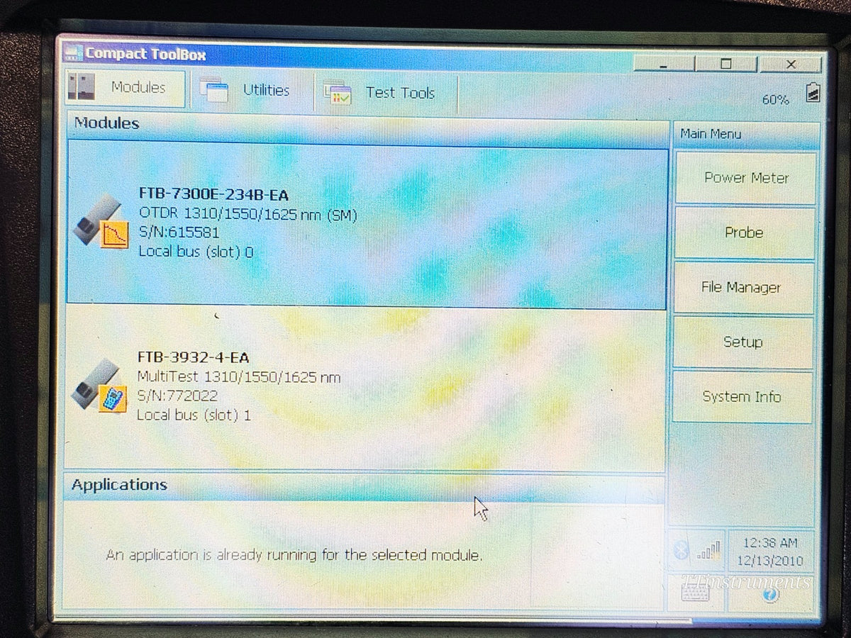 EXFO FTB-200 V2 OTDR 1310/1550/1625nm FTB-7300E-234B + FTB-3932 MultiTest11