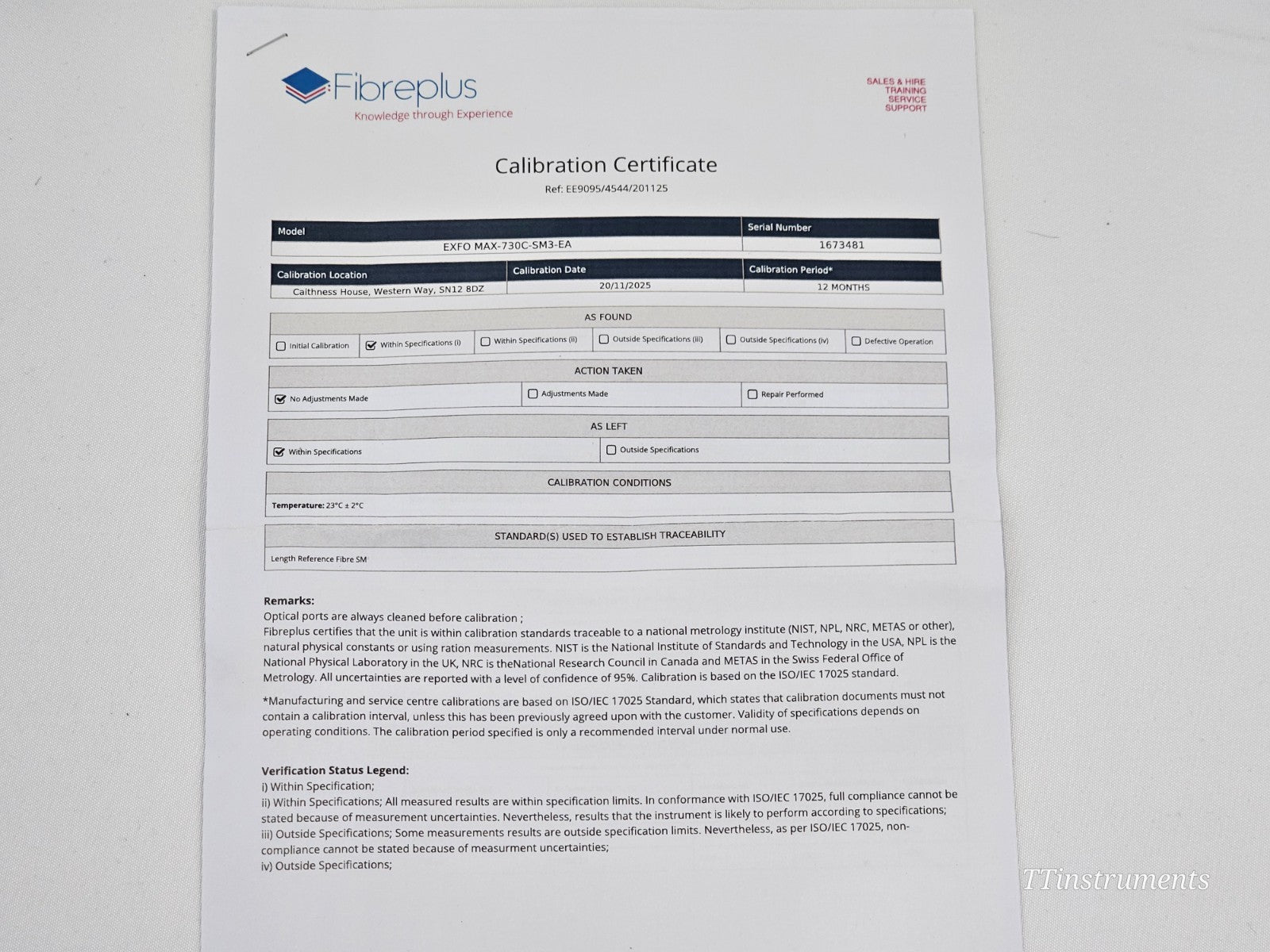 Calibrated EXFO MAX-730C-SM3 iOLM OTDR MaxTester 1310/1550/1625 nm FTTx/PON3