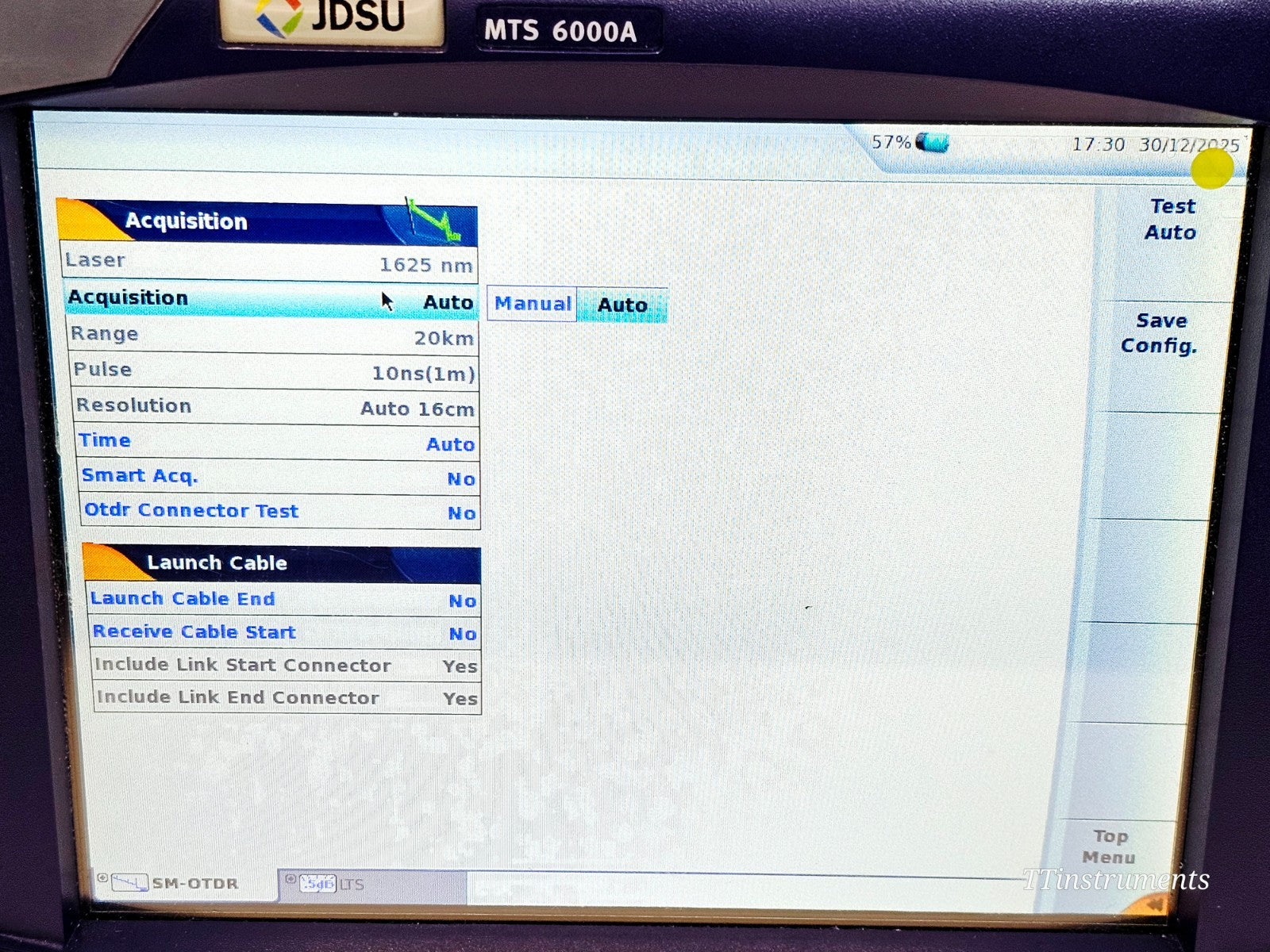 Viavi JDSU MTS 6000A + 81162D 1625 Filtered OTDR 50 dB High Power In-service