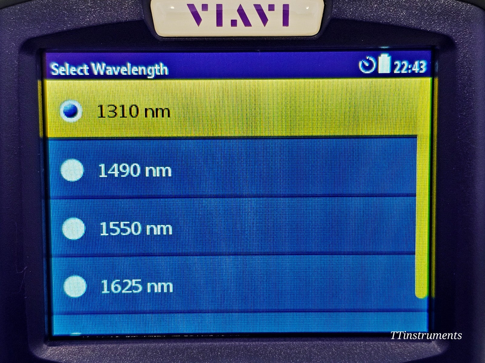 VIAVI OLP-87 fiber power meter accessories included