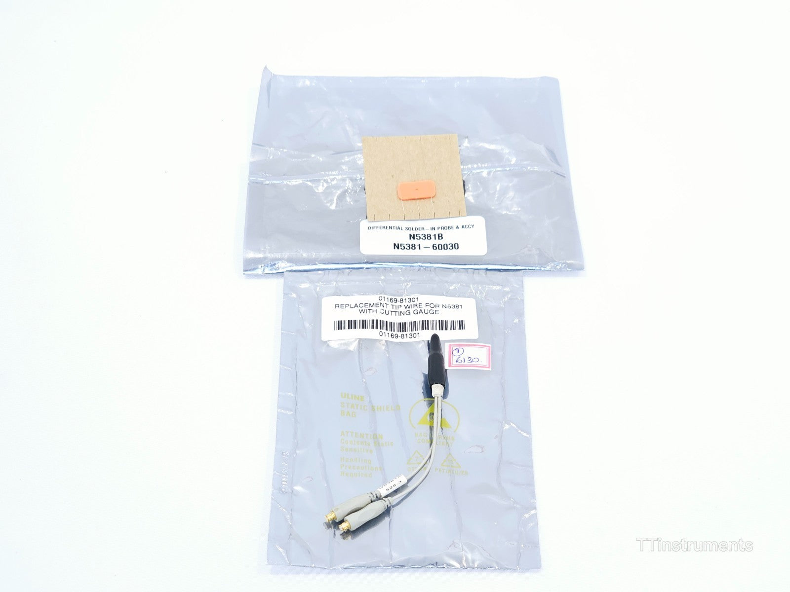 3x Keysight N5381A InfiniiMax II 12 GHz Differential Solder-in Probe Head2