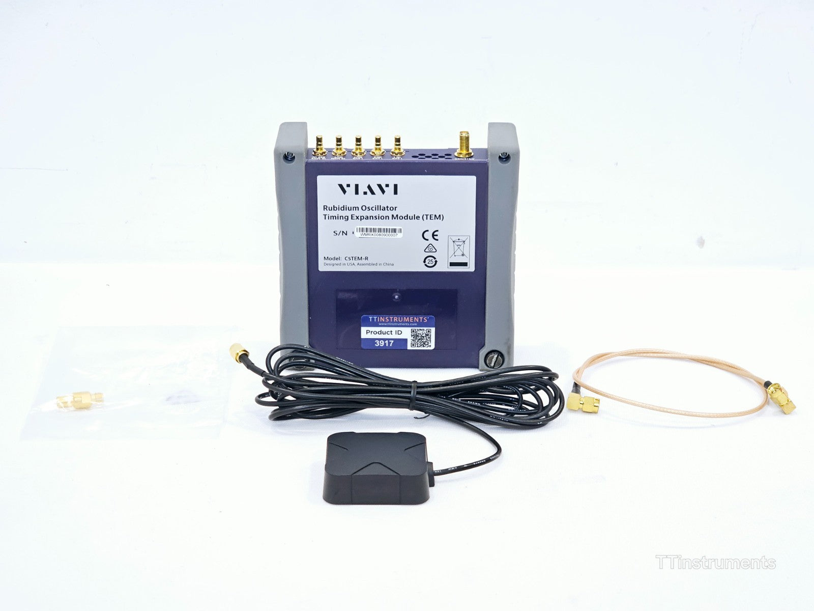 Viavi C5TEMR Rubidium Oscillator Timing Expansion Module TEM