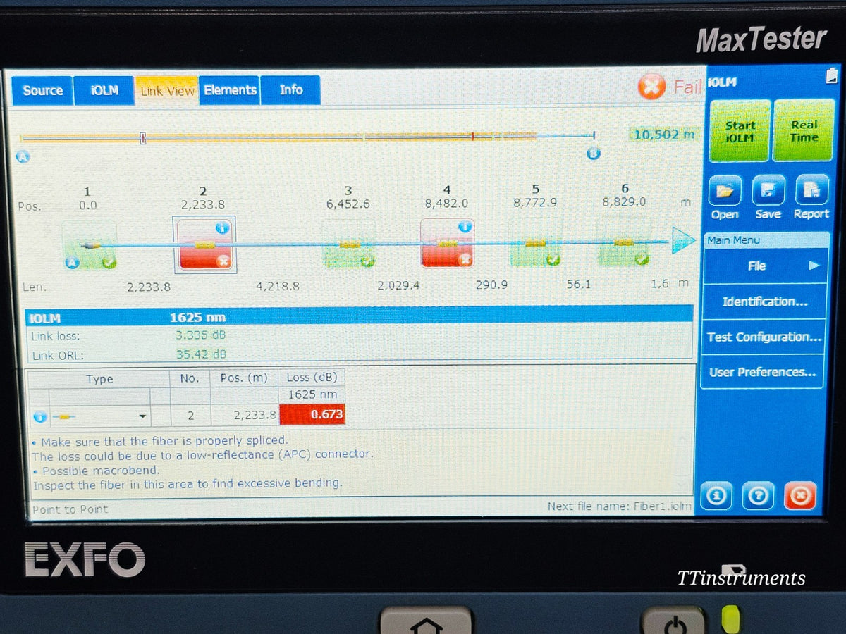 EXFO MAX-730C-SM2 single-mode OTDR overall condition used unit