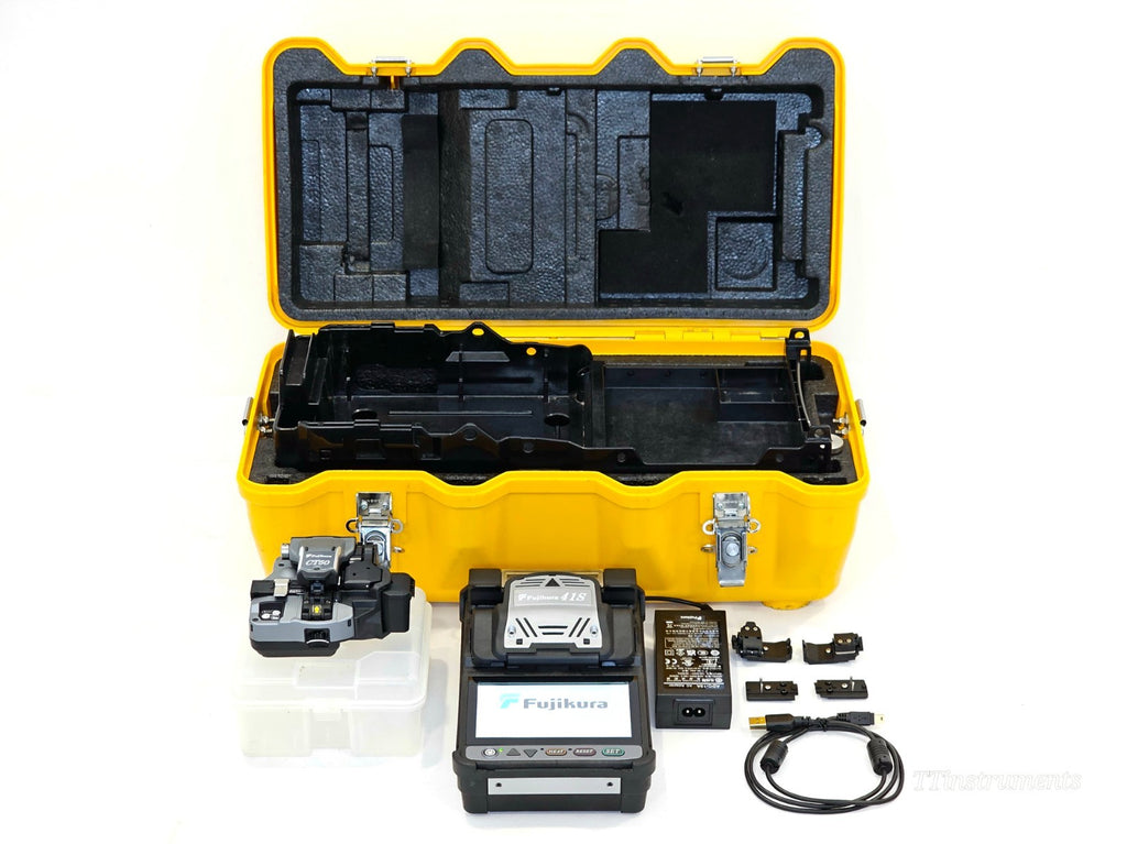Fujikura 41S Giuntatrice A Fusione Con Rivestimento Attivo - Revisionata + Tagliatore CT-50 (ARC Count ≤1150)
