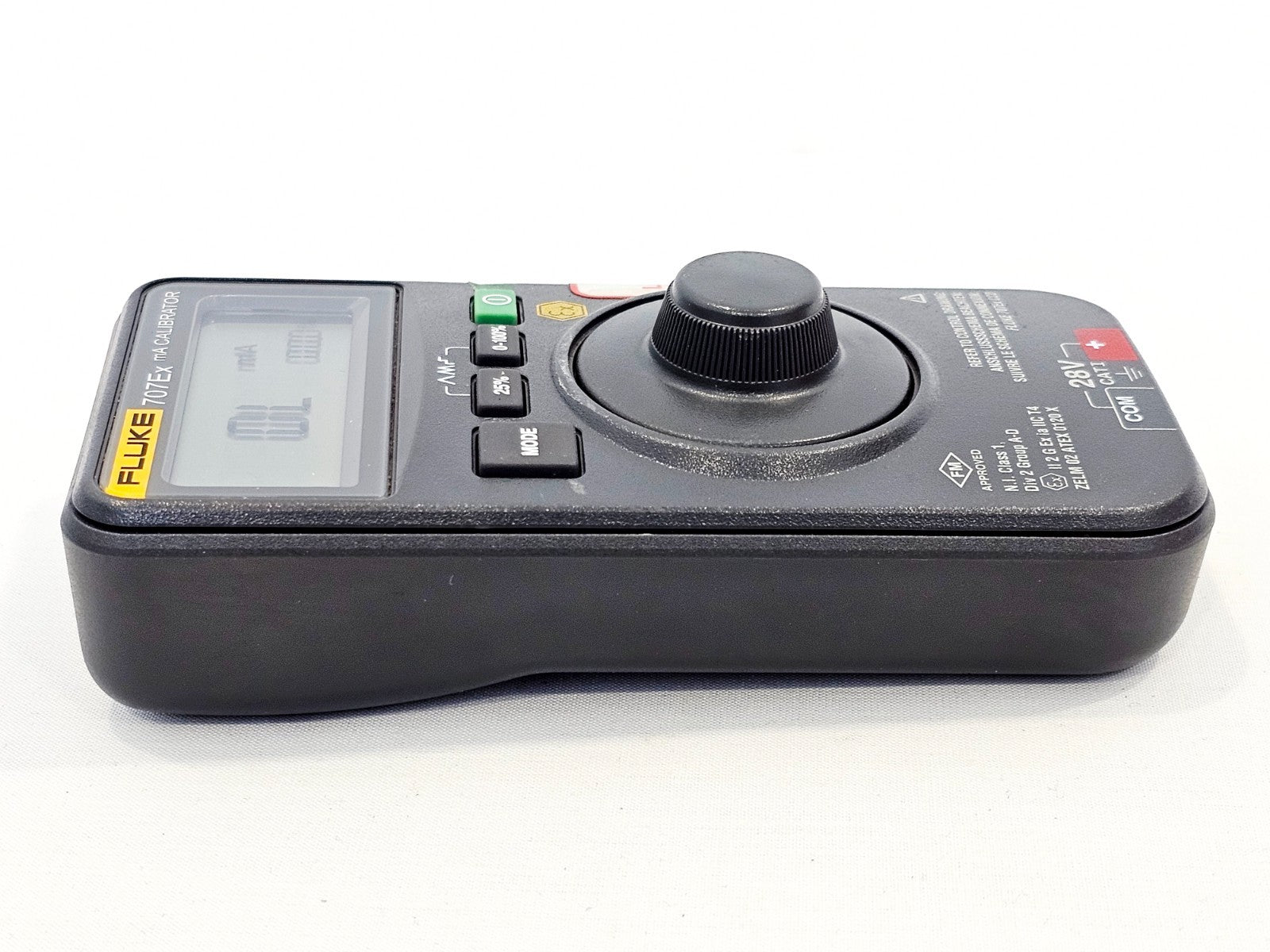 Fluke 707Ex loop calibrator cosmetic condition showing general wear on housing