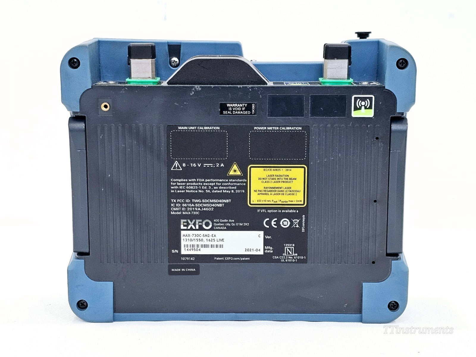 EXFO MAX-730C-SM2 OTDR iOLM MaxTester 1310/1550 & 1625 LIVE FIBRE SM2 MAX-730C