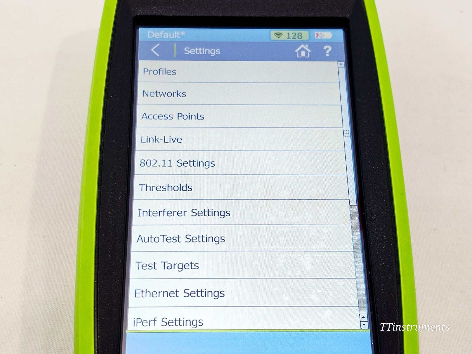 NetScout AirCheck carry case and accessories for wireless tester