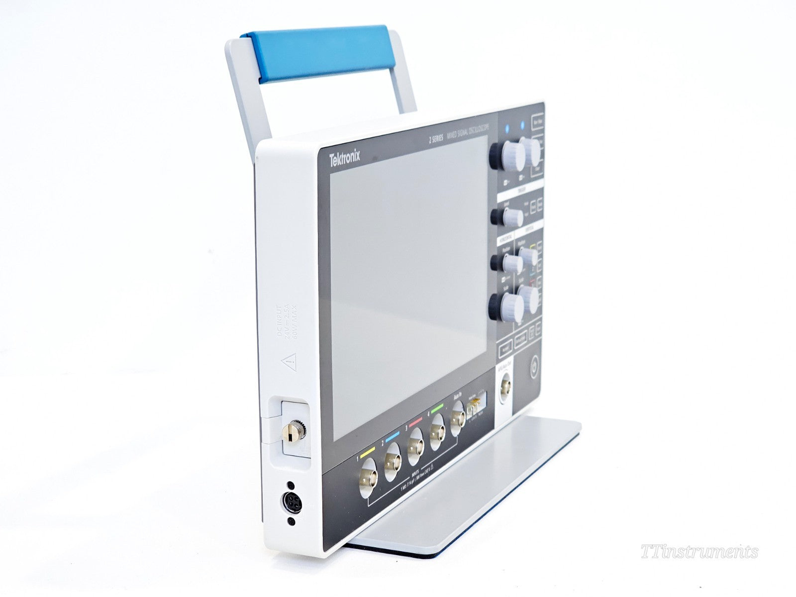 Tektronix MSO24 oscilloscope right side panel view