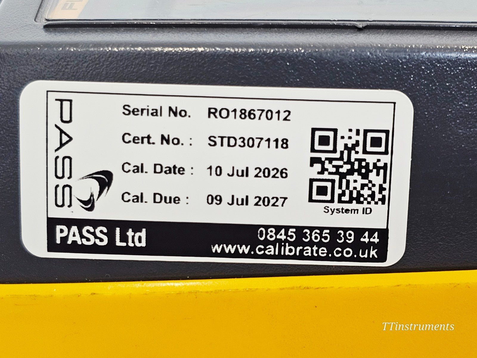 Fluke 6500 PAT tester top view showing overall condition and layout