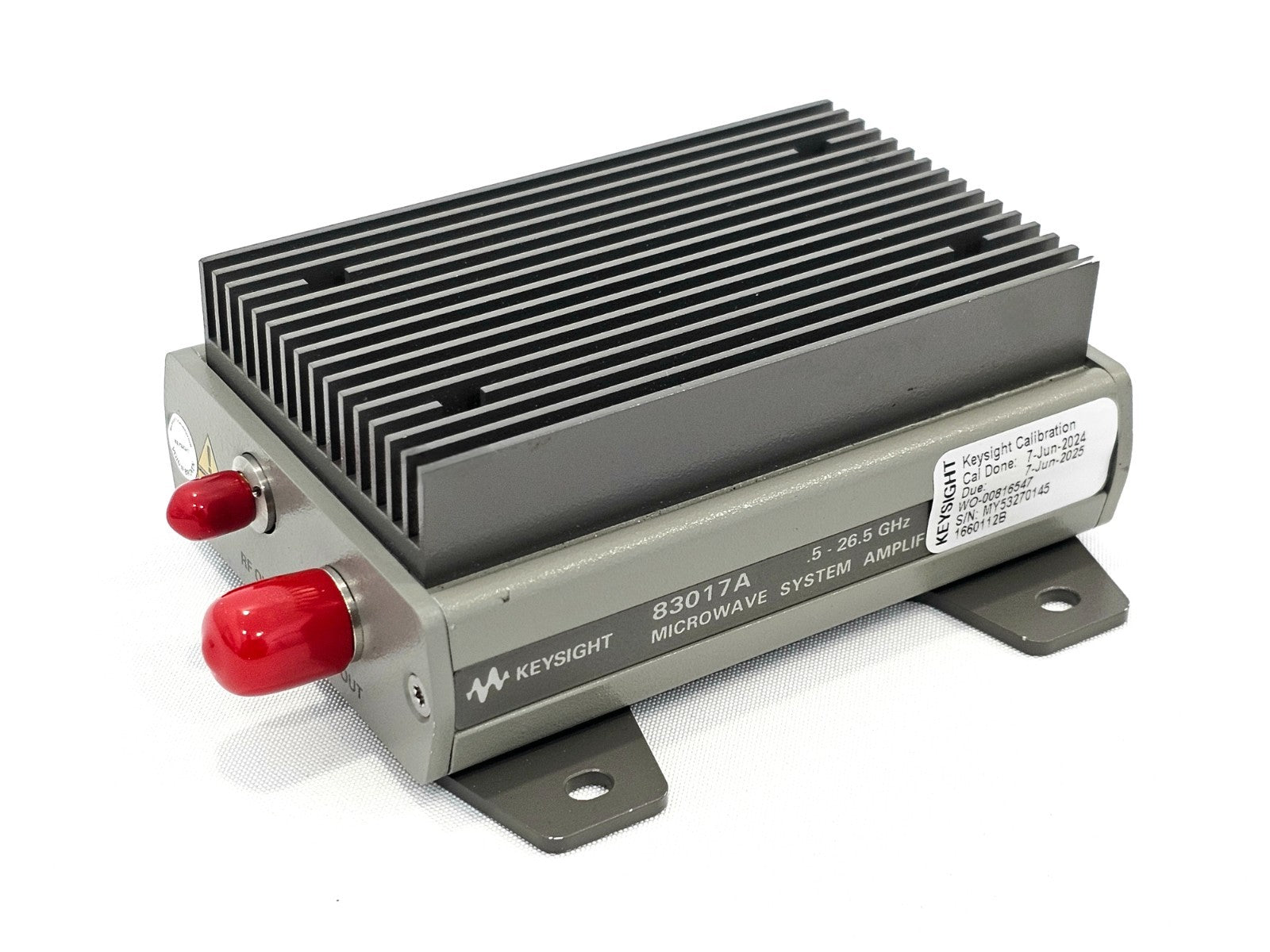 Keysight Agilent 83017A .5 - 26.5 GHz Microwave System Amplifier