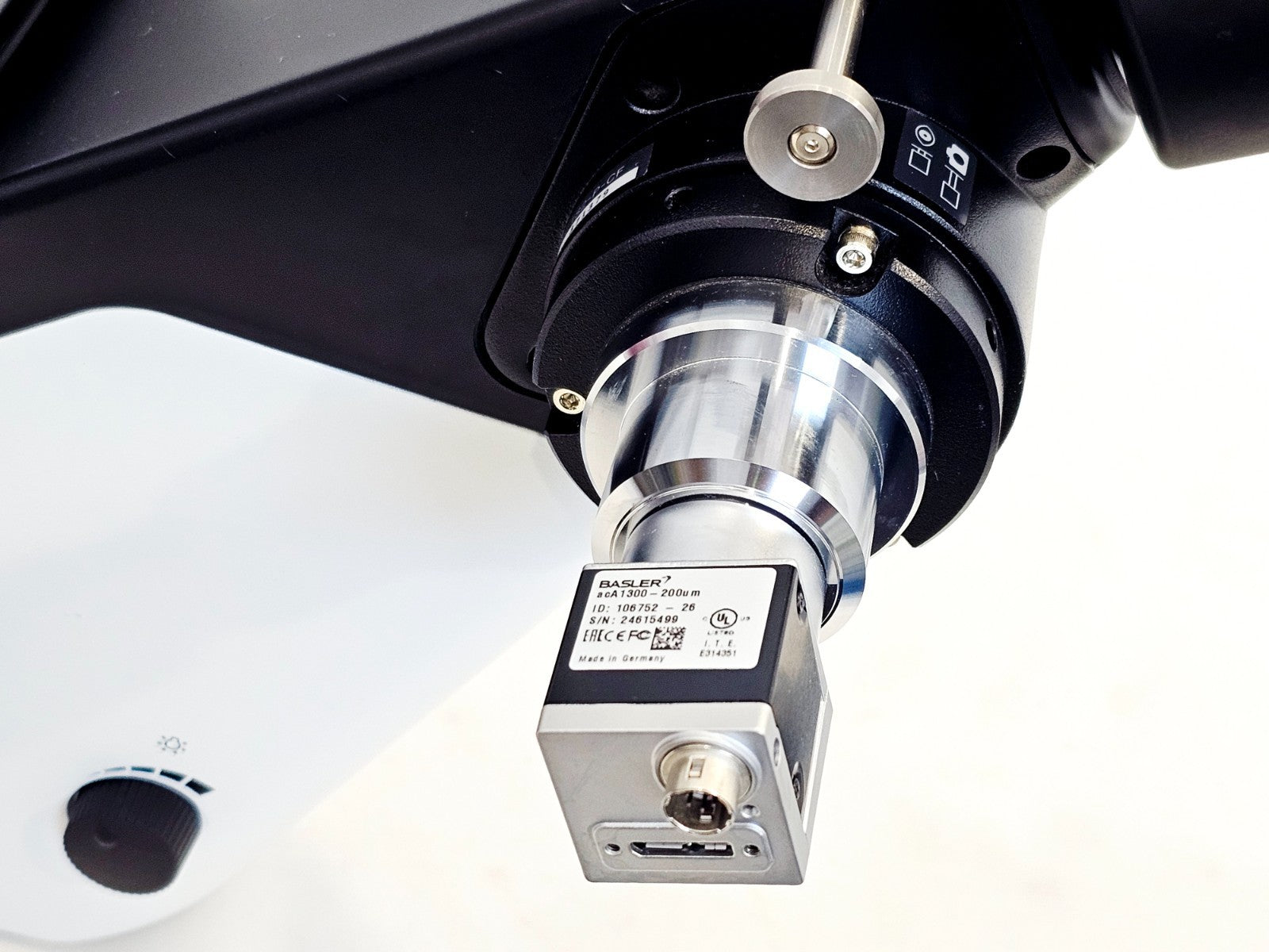 Nikon Eclipse microscope illumination base and light source housing