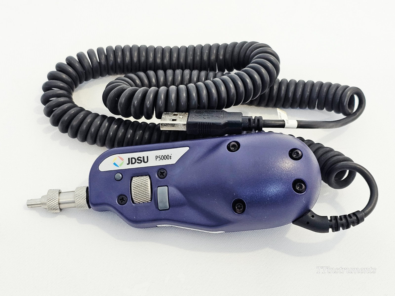 VIAVI JDSU fibre optic tester side angle view