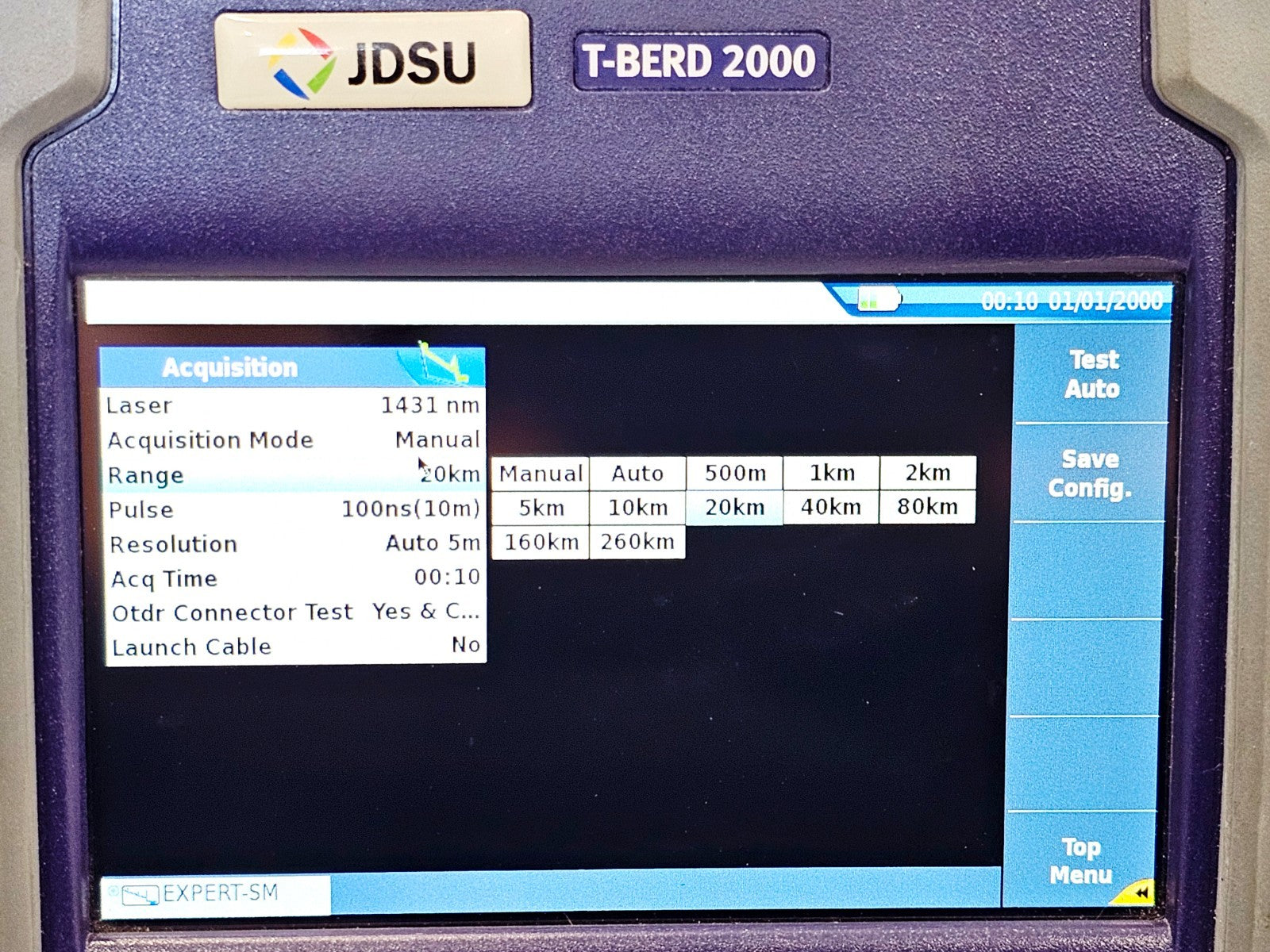 VIAVI JDSU T-BERD 2000 + 41CWDM10U CWDM OTDR 1431-1611nm 10 Wavelength 35dB16