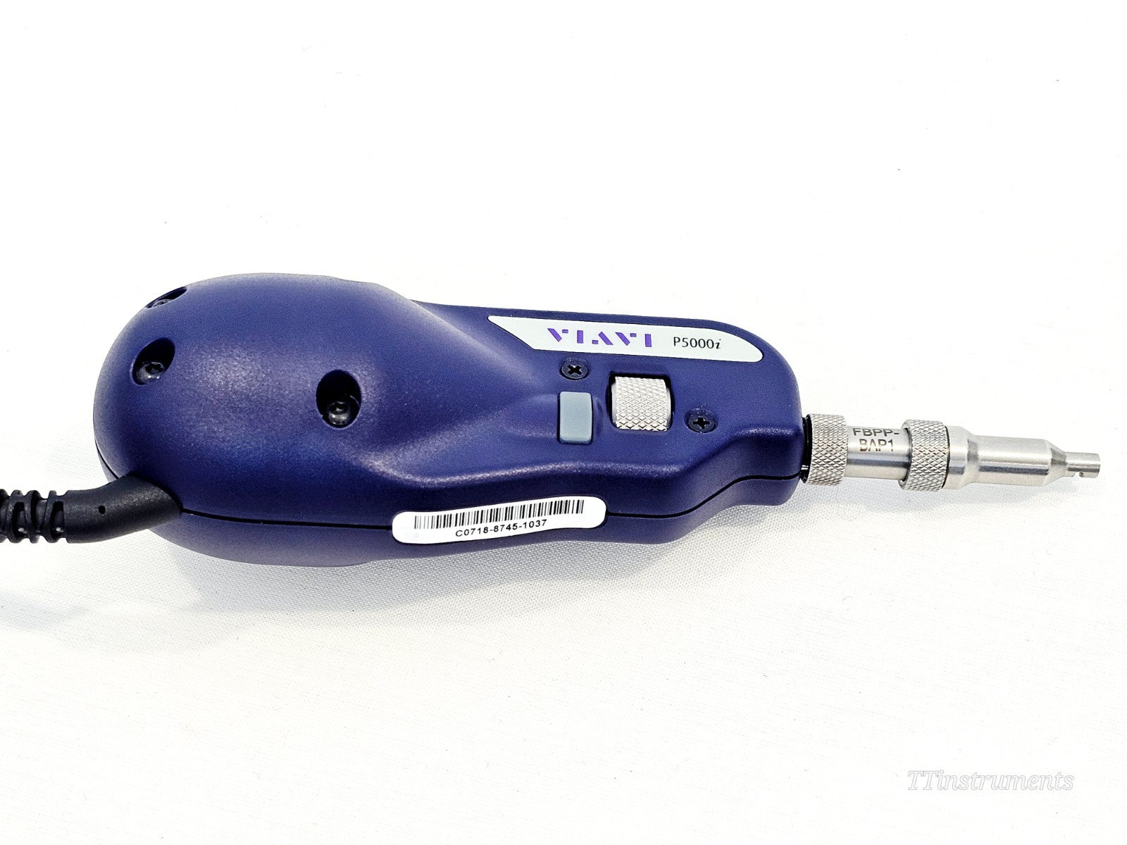 VIAVI P5000i fibre inspection probe side angle view