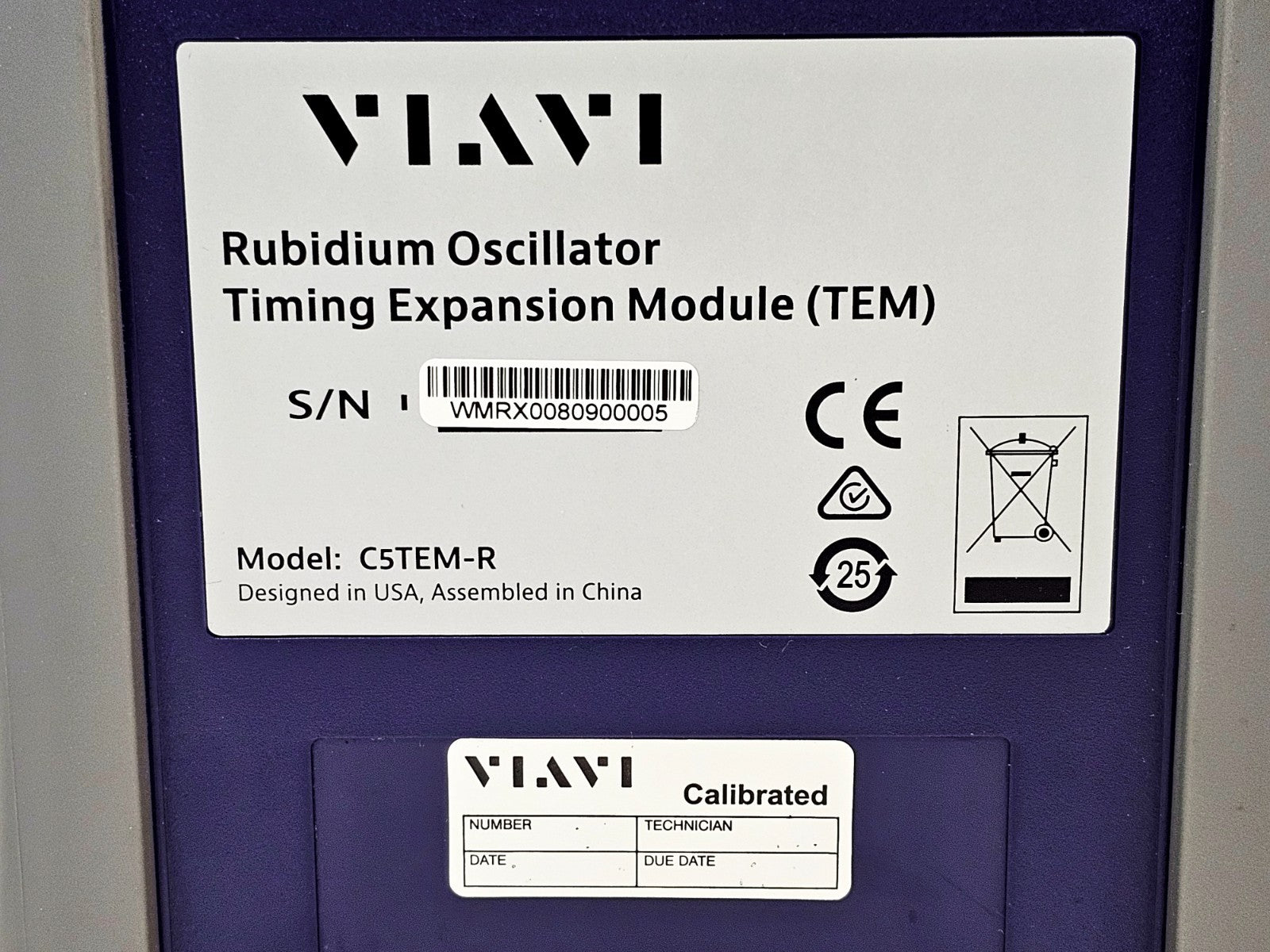 VIAVI C5TEM-R telecom test equipment accessories and included items