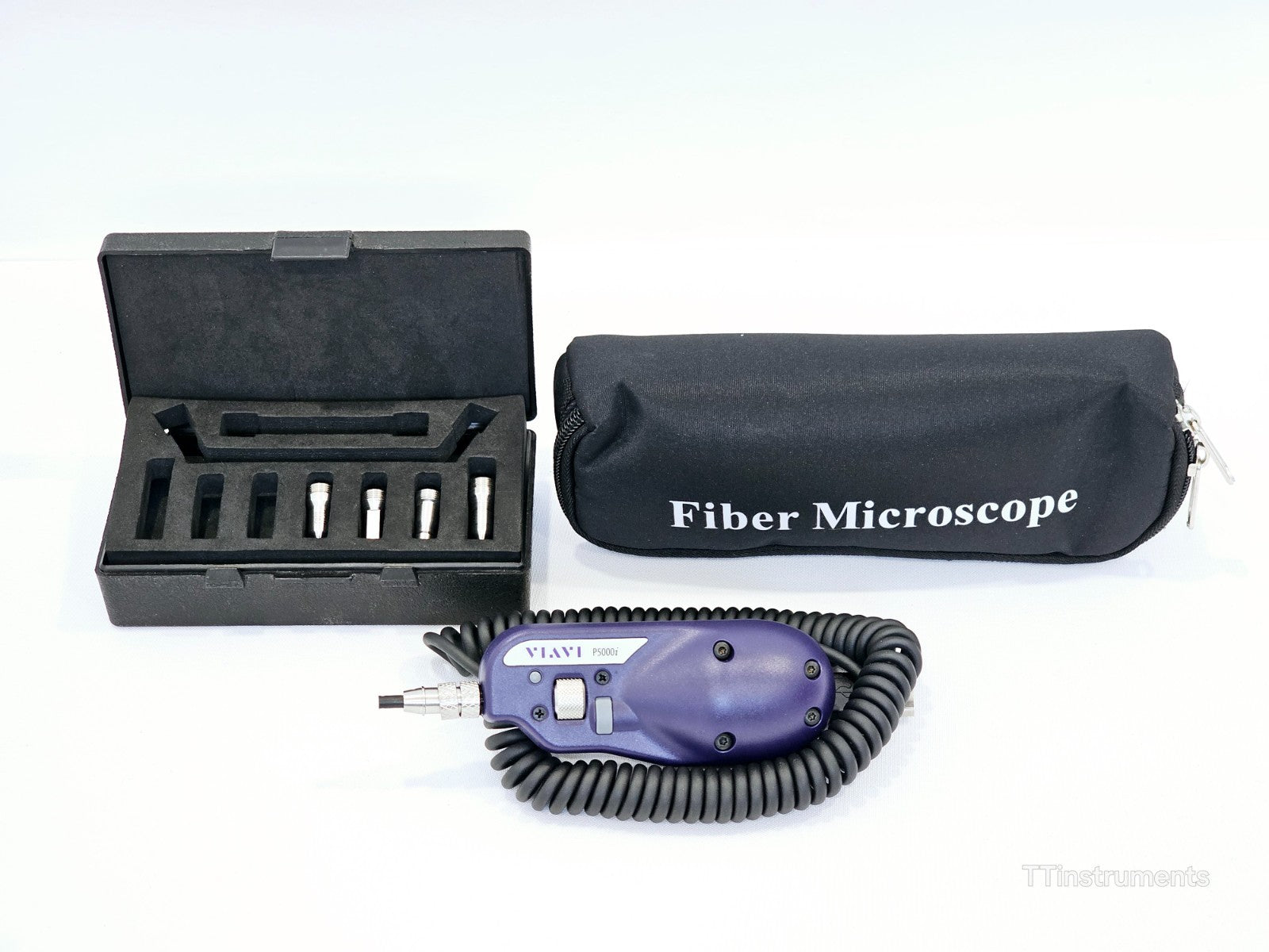 Viavi JDSU P5000i Fiber Scope & Tips SC/LC Bulkhead and Patchcord PC
