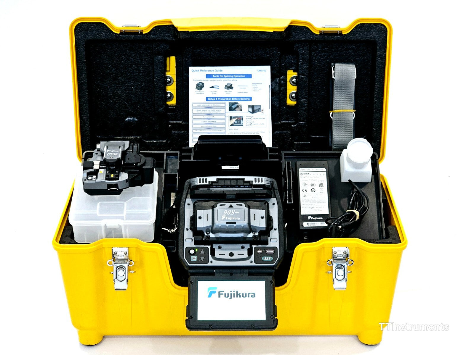Calibrated Fujikura 90S+ Core Alignment Fusion Splicer + CT-50 Cleaver ARC 1896