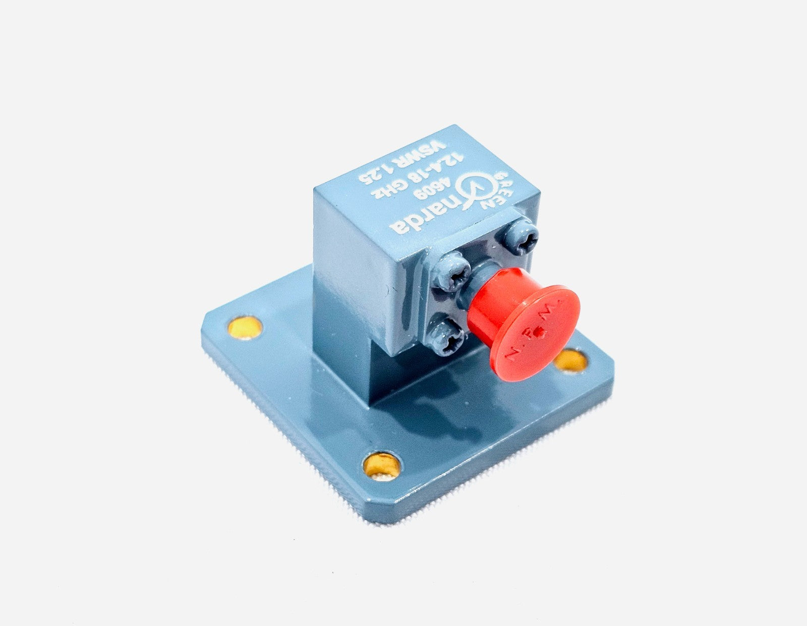 Narda 4601 WR-62 Waveguide To Coaxial Adapter SMA-F 12.4GHz to 18.0GHz VSWR 1.25