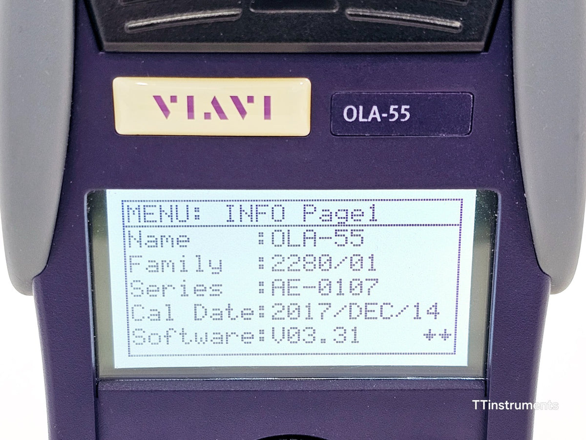 Viavi JDSU OLA-55 Fiber Optical Level Attenuator SM 2280/01 PC6