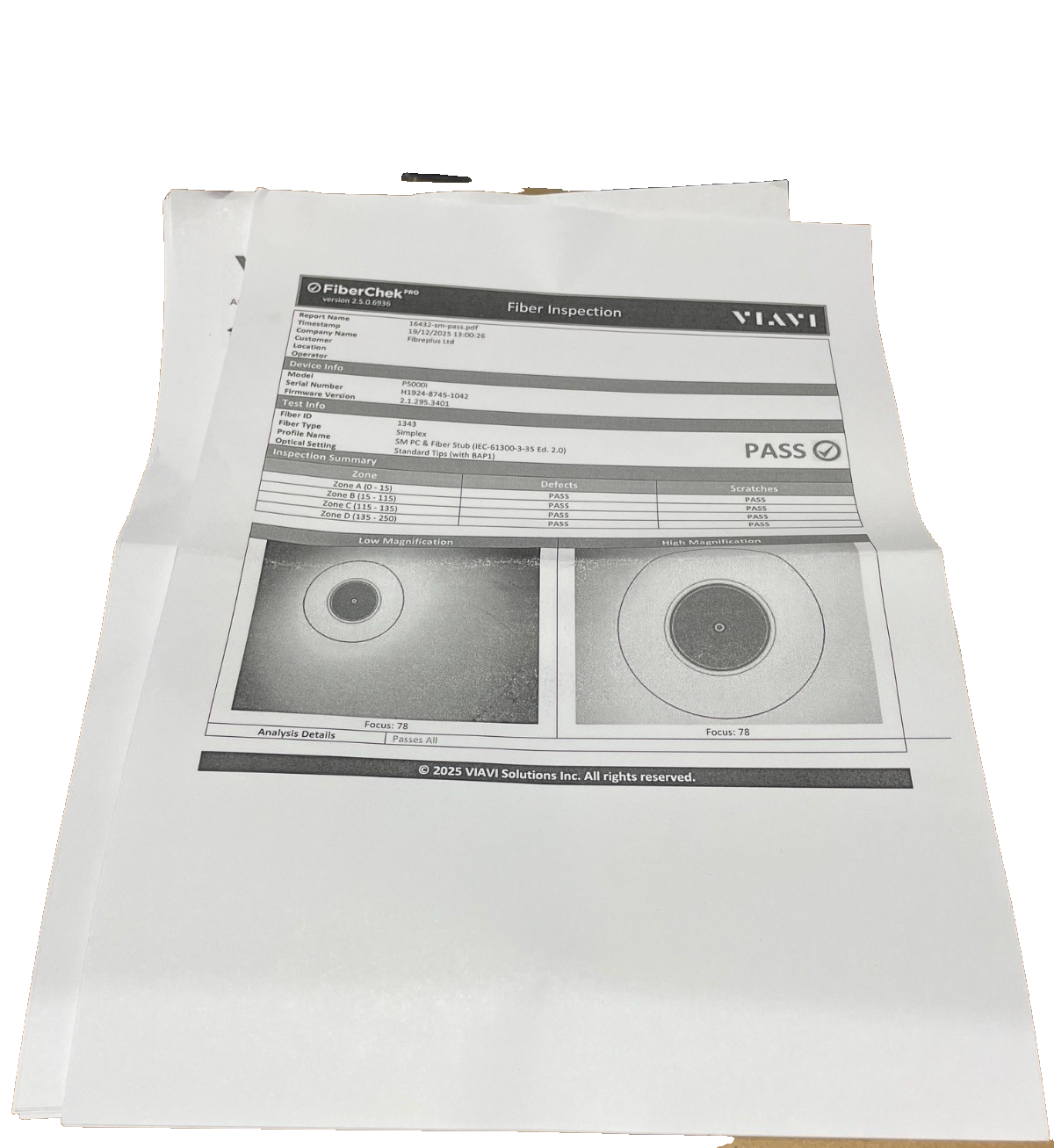 Calibrated Viavi JDSU T-BERD 2000 + 4146 QUAD OTDR SM MM 850/1300 1310/1550