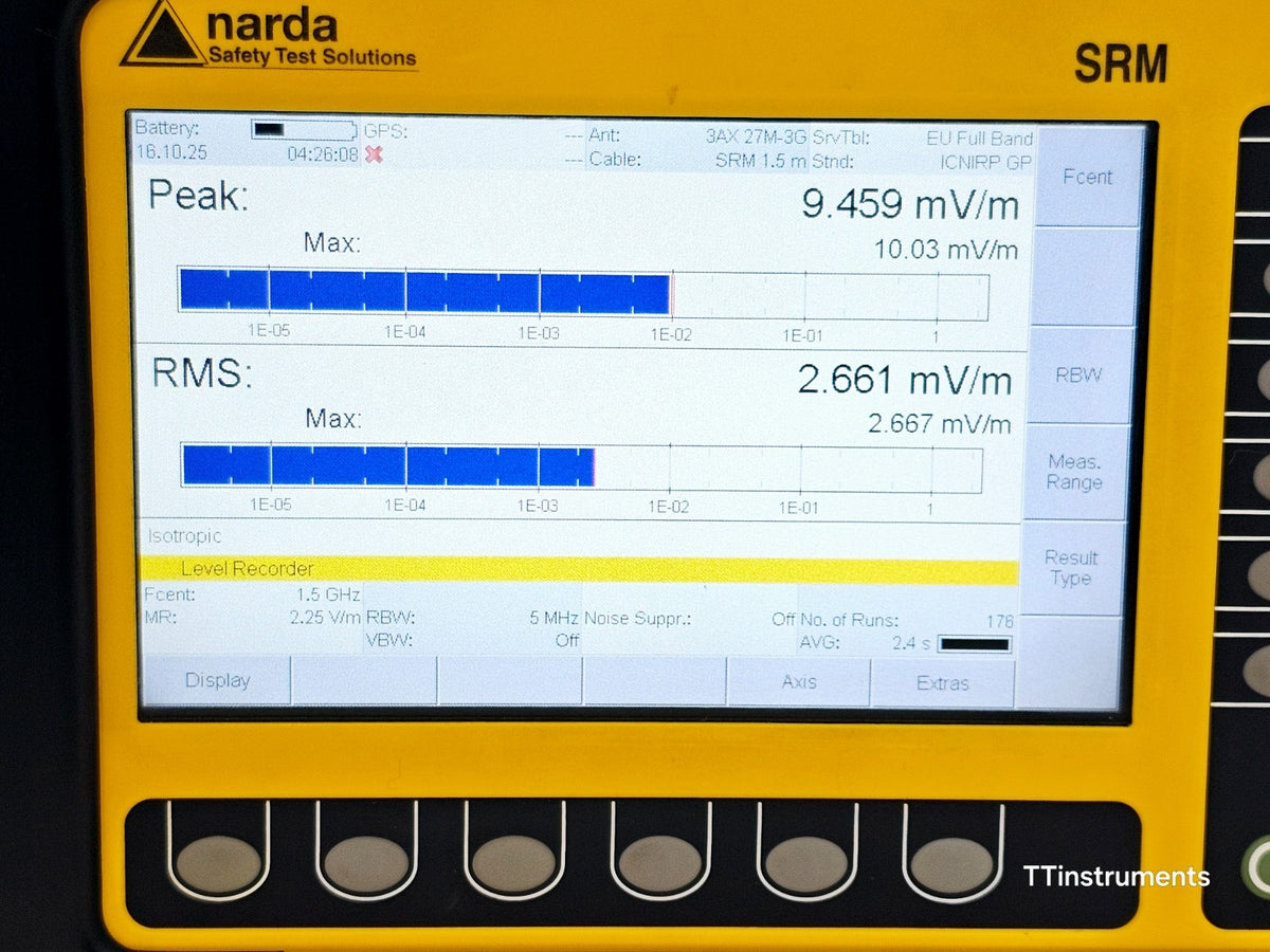 Narda SRM-3006 Selective Radiation Meter 3006/01 + 3501/03 Probe 27MHz - 3GHz16