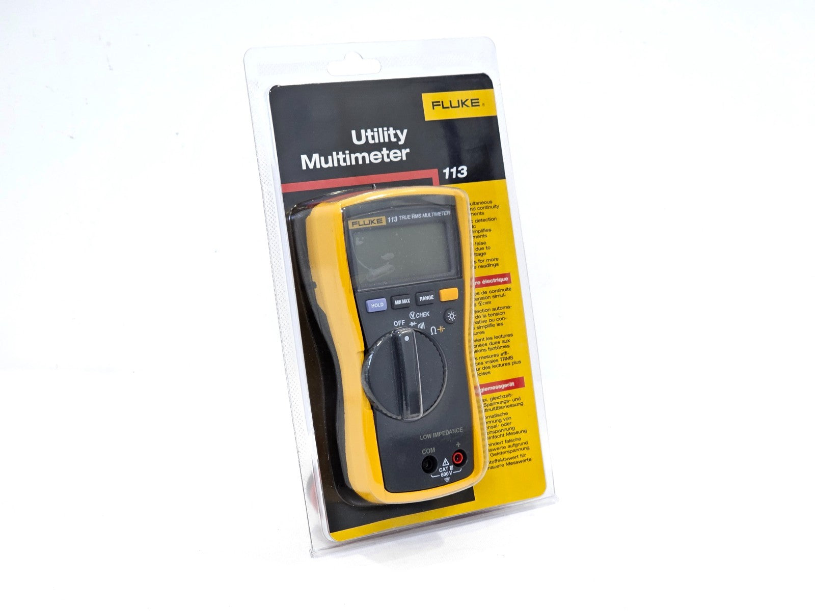 Fluke 113 True RMS Multimeter with Leads