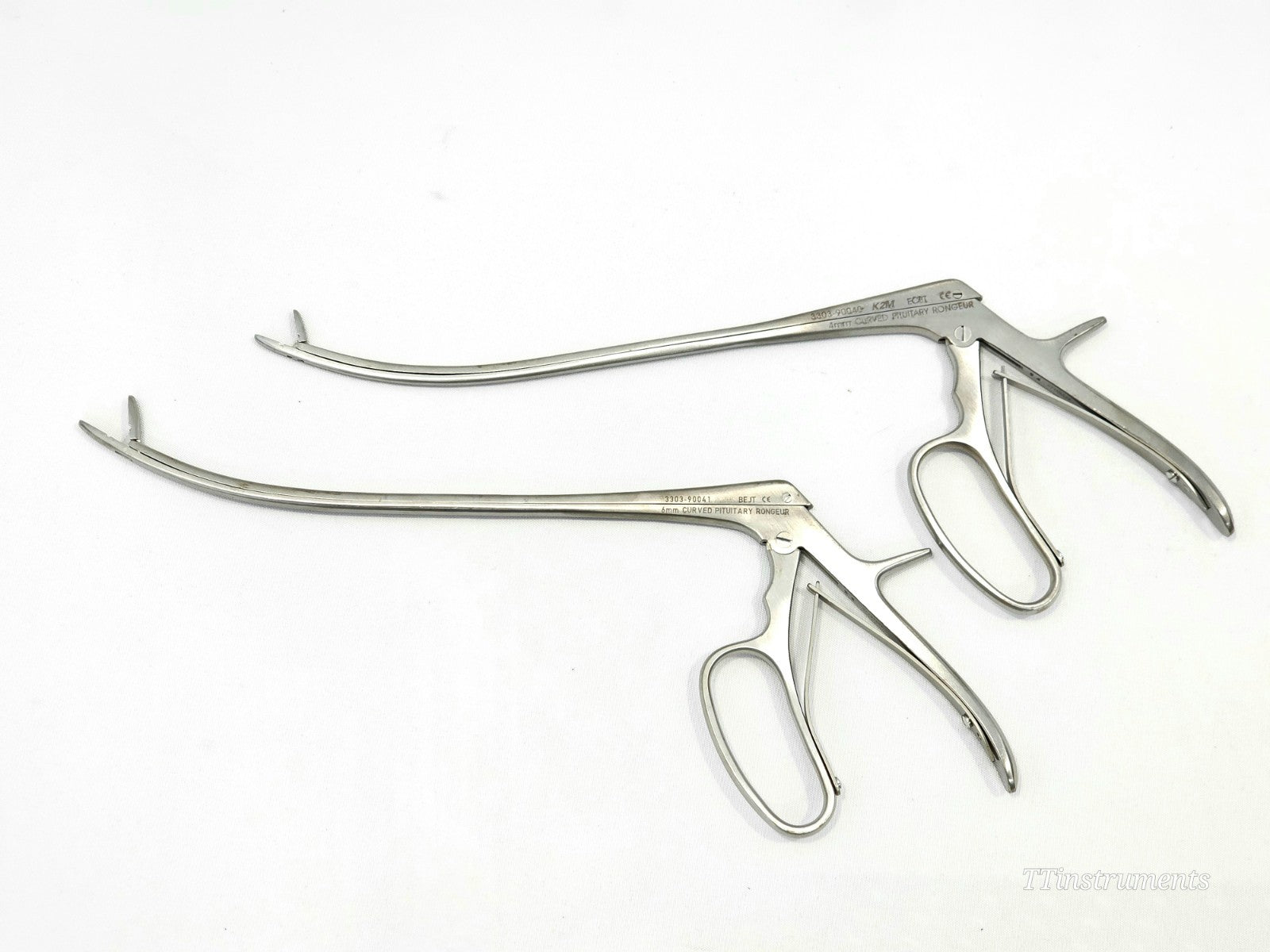 Stryker Aleutian surgical disc preparation shavers handle and shaft detail