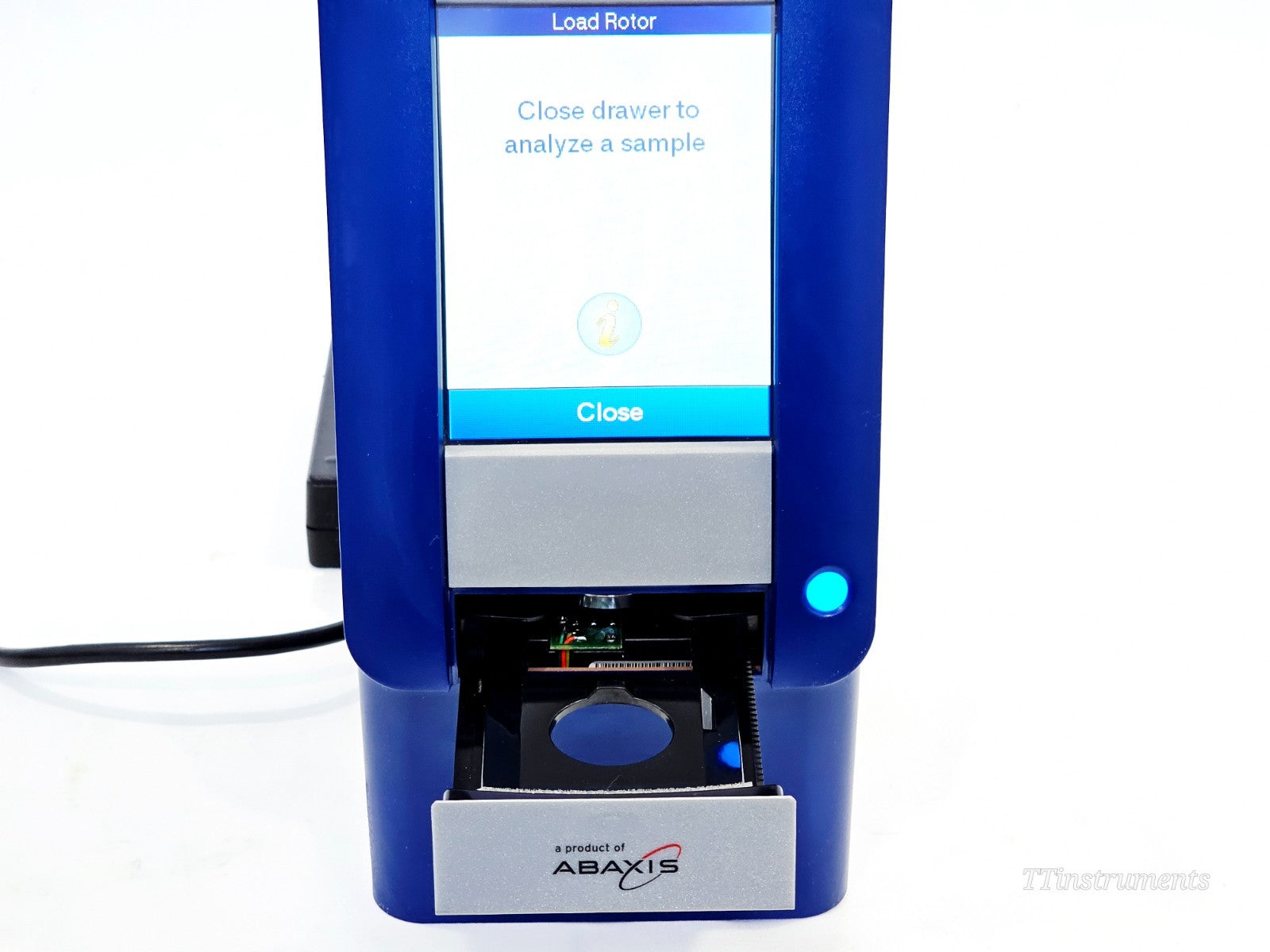 Abaxis VetScan power supply and cable detail used veterinary diagnostic equipment