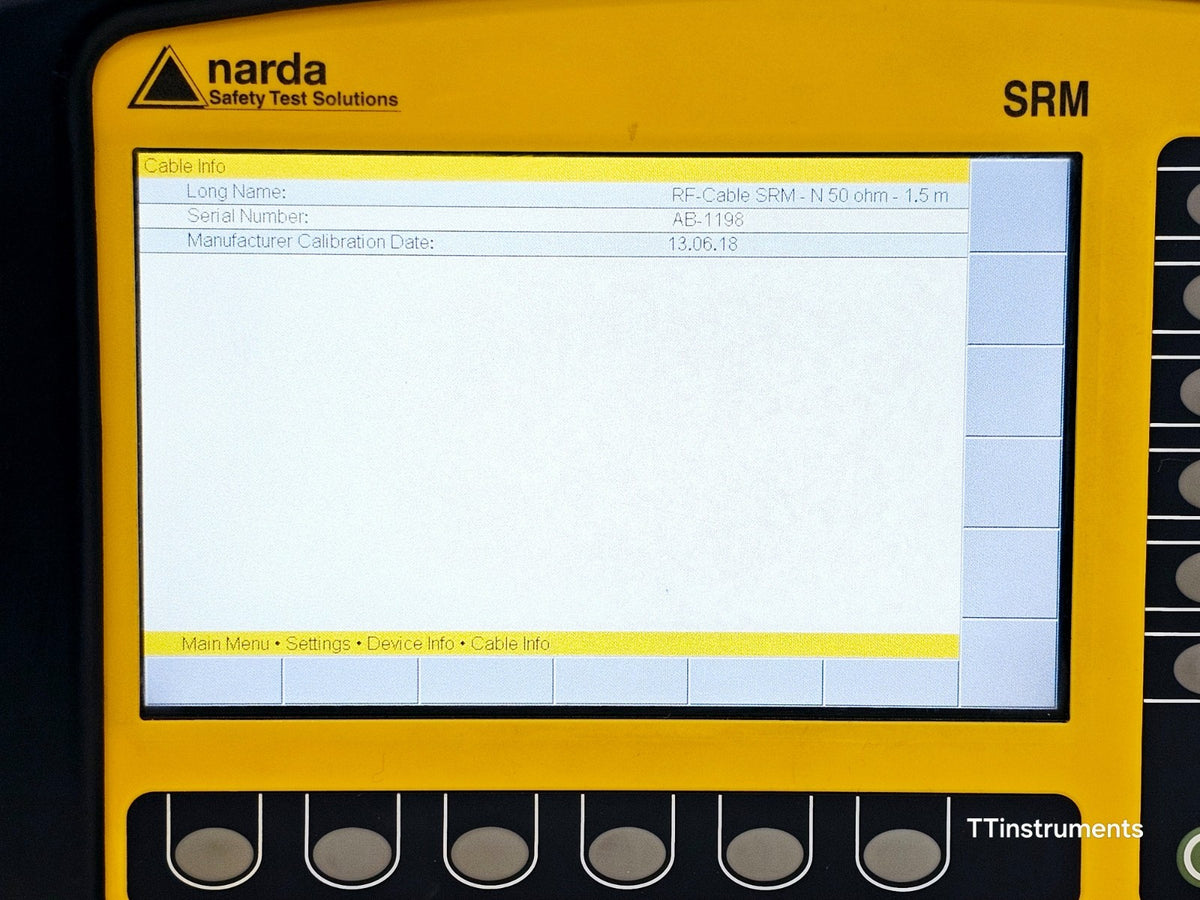 Narda SRM-3006 Selective Radiation Meter 3006/01 + 3501/03 Probe 27MHz - 3GHz11