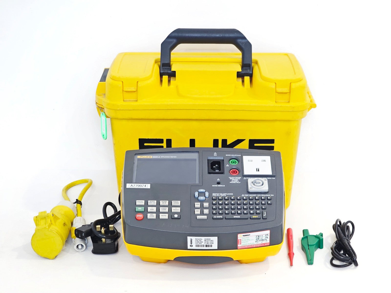 Fluke 6500-2 PAT Tester used portable appliance testing equipment